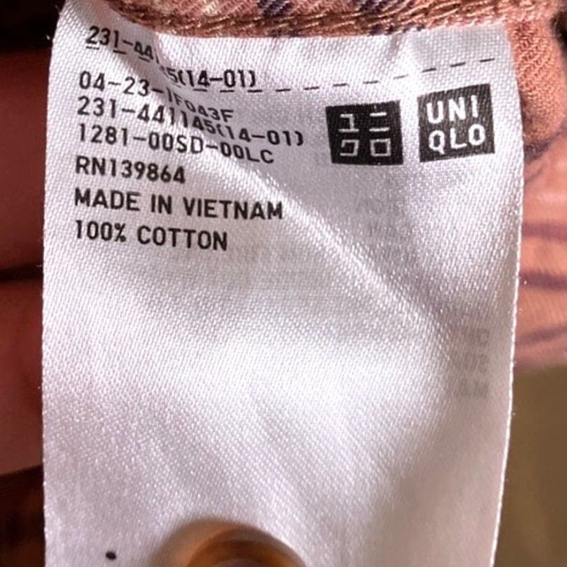 Uniqlo VINTAGE Uniqlo Womens Shirt Brown Plaid Flannel Button-Up Long Sleeve 100% Cotton Small Size S / US 4 / IT 40 - 7 Thumbnail