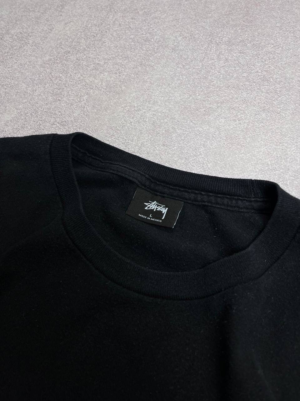 Stussy Vintage Stussy Big Logo Black T-shirt Y2K L Size US L / EU 52-54 / 3 - 7 Thumbnail