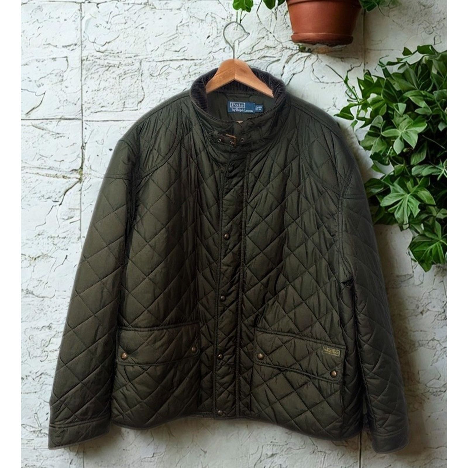 Polo Ralph Lauren Polo Ralph Lauren Beaton Quilted Field Jacket Olive 2XB NWOT Size US XXL / EU 58 / 5 - 3 Thumbnail