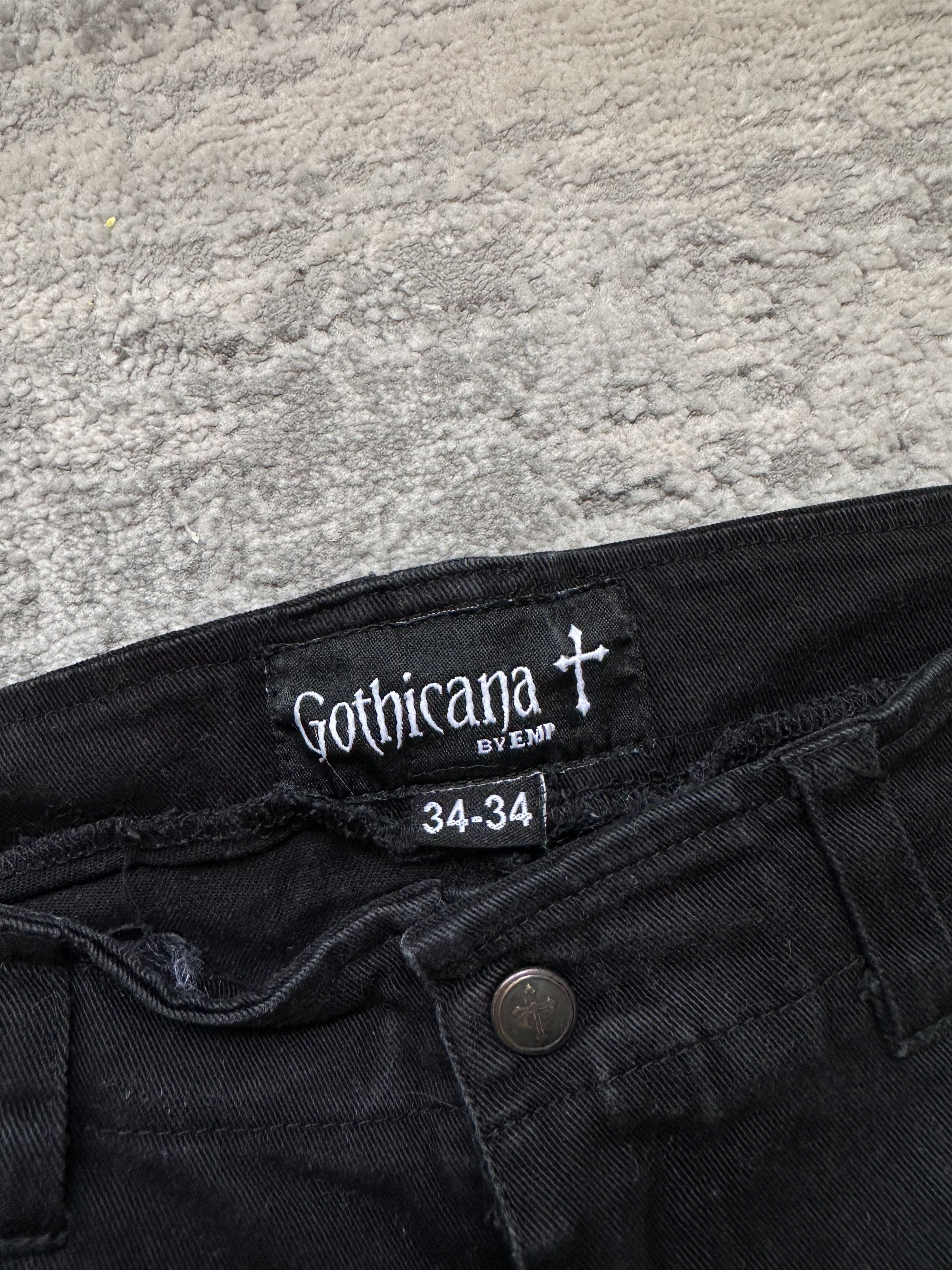 Vintage Gothicana by EMP avant garde pants Size US 33 - 4 Thumbnail