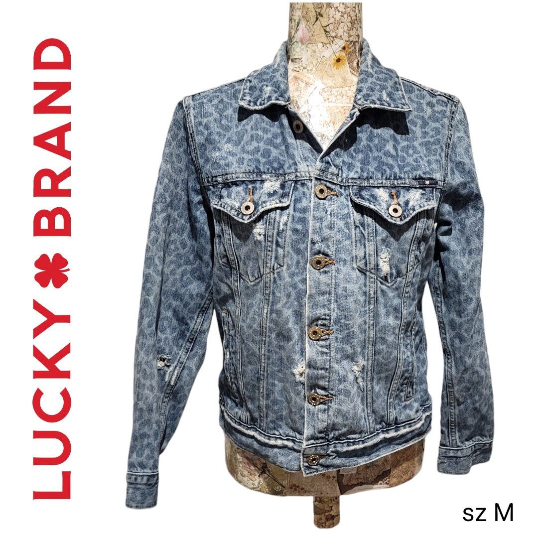 Lucky Brand Lucky Brand The Tomboy Trucker Blue Jean Jacket Size M / US 6-8 / IT 42-44 - 1 Thumbnail