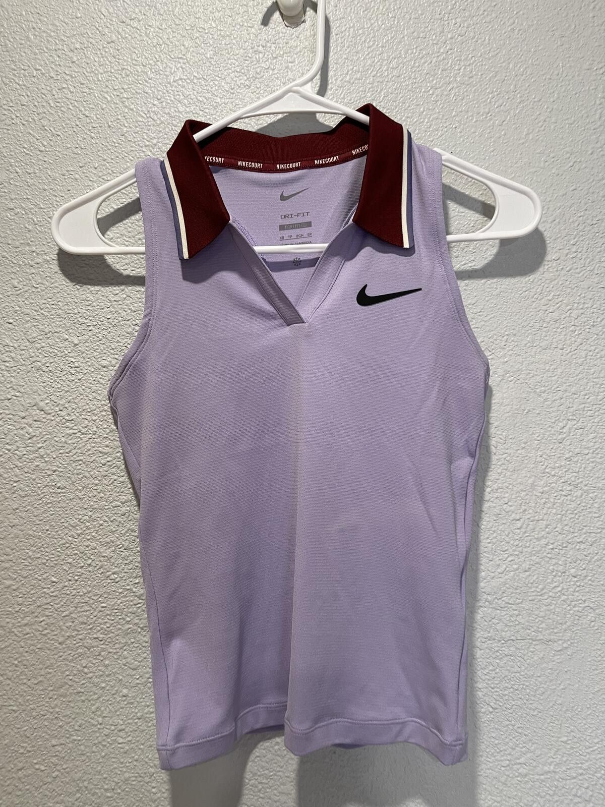 Nike Nike Women's Dri-FIT Sleeveless Tennis Polo Top XS Size XS / US 0-2 / IT 36-38 - 1 Thumbnail