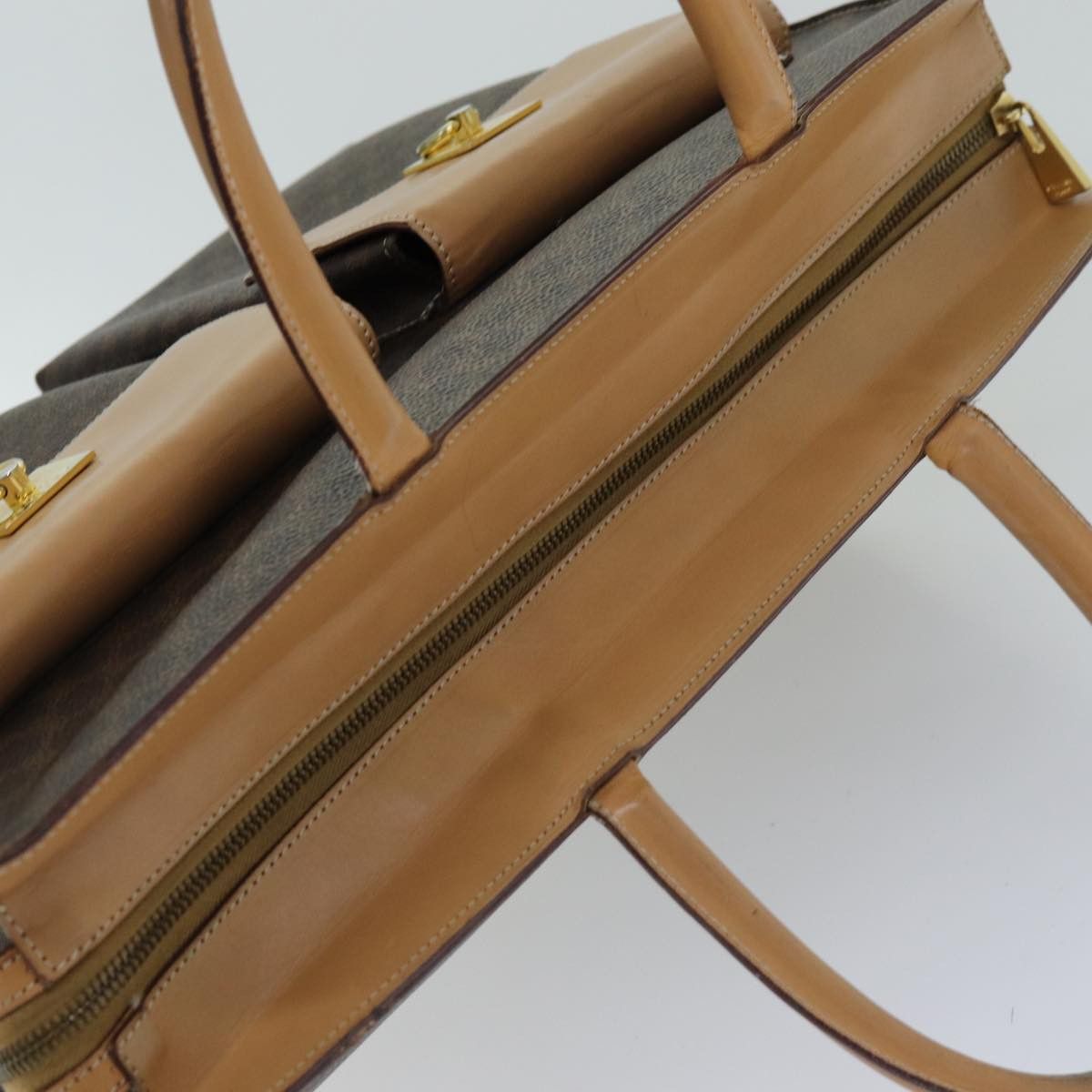 Celine CELINE Macadam Canvas Tote Bag Pvc Brown Size ONE SIZE - 6 Thumbnail