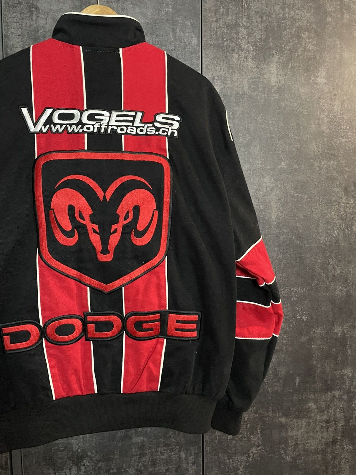 Vintage Vintage Dodge Racing Bomber Jacket Y3 MM6 424 Kith Jh Design Size US L / EU 52-54 / 3 - 15 Thumbnail