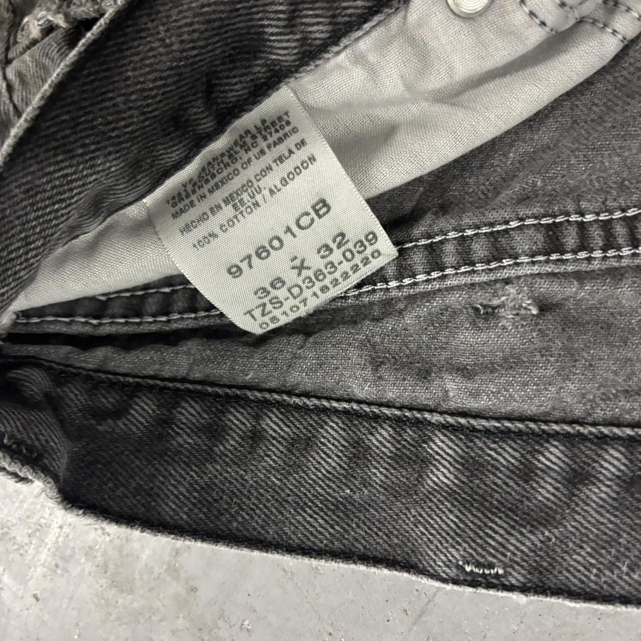 Vintage Crazy Vintage Y2K/2000s Grunge Faded Black Denim Jeans! 34x31 Size US 34 / EU 50 - 8 Thumbnail