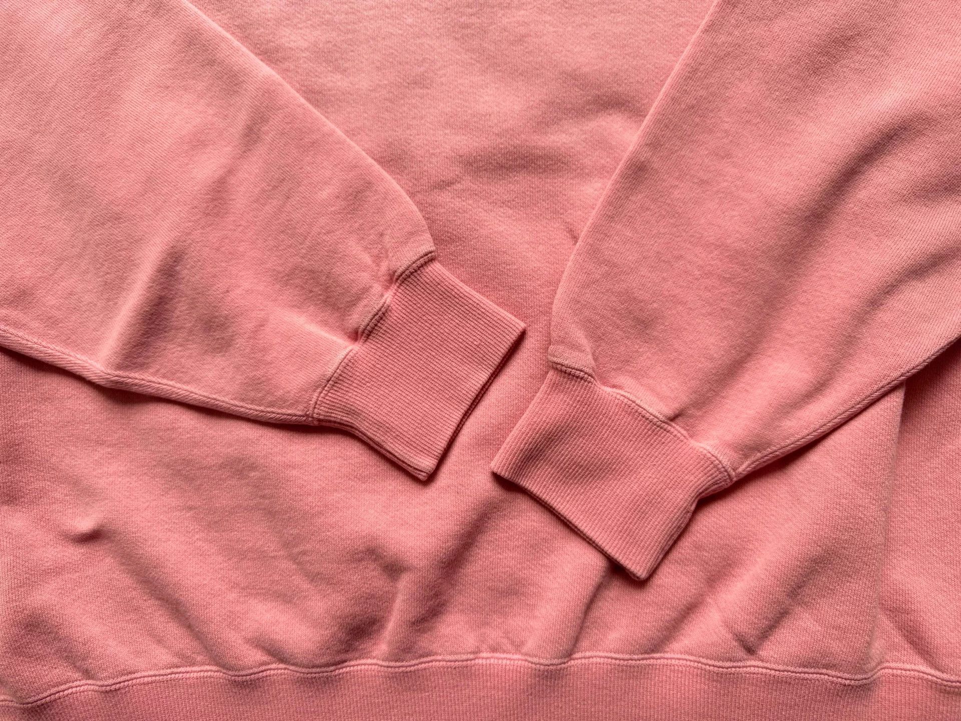 VISVIM 26SS AMPLUS L/S SWEAT DISTRESSED PINK