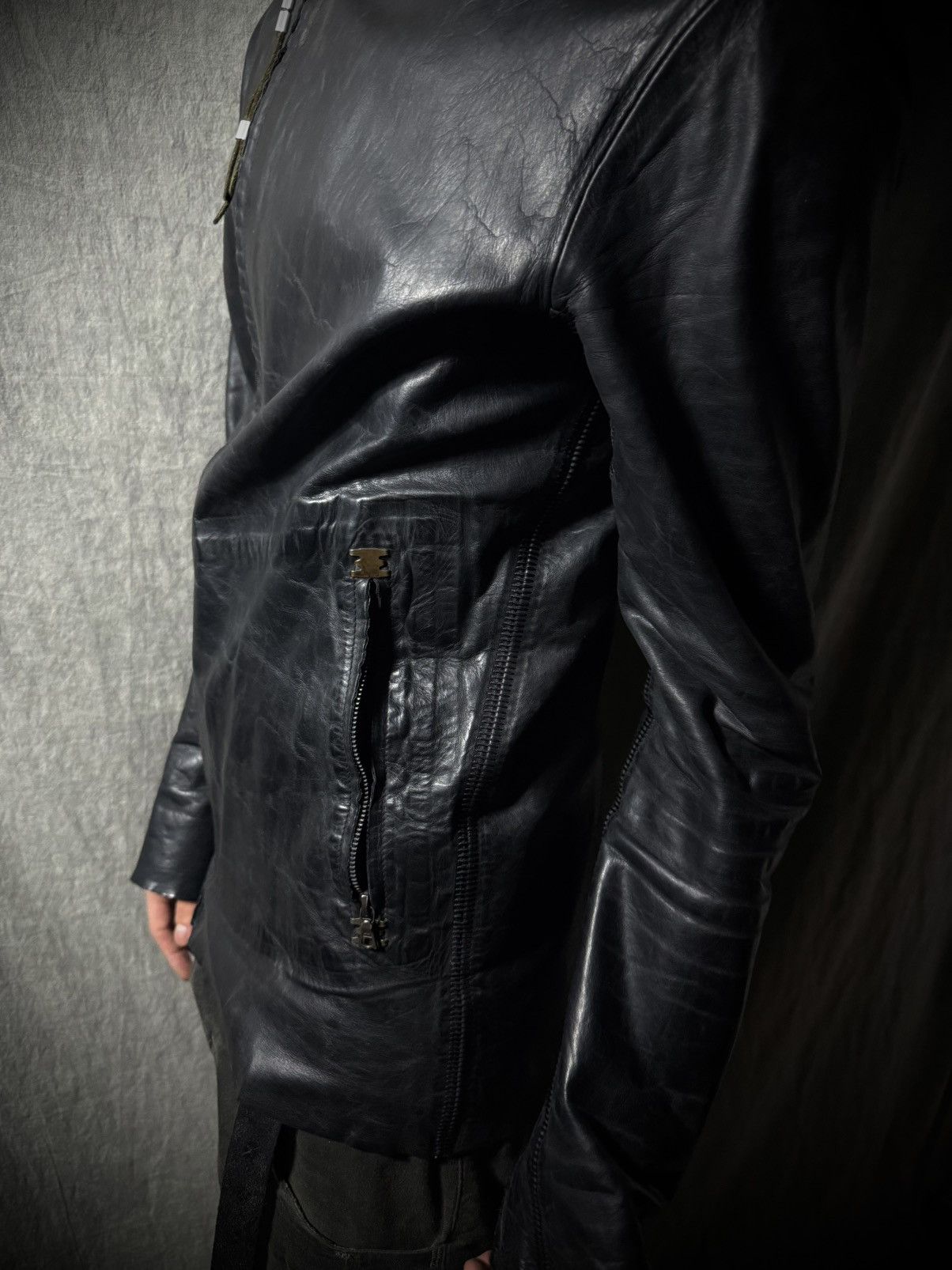 Isaac Sellam Experience ISAAC SELLAM Heavy Calfskin Jacket Size US S / EU 44-46 / 1 - 3 Thumbnail