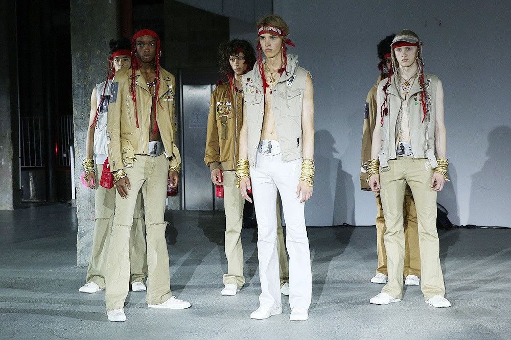 Undercover UNDERCOVER 19SS RUNWAY PIECE THE NEW WARRIORS FLARED JEANS Size US 32 / EU 48 - 2 Thumbnail