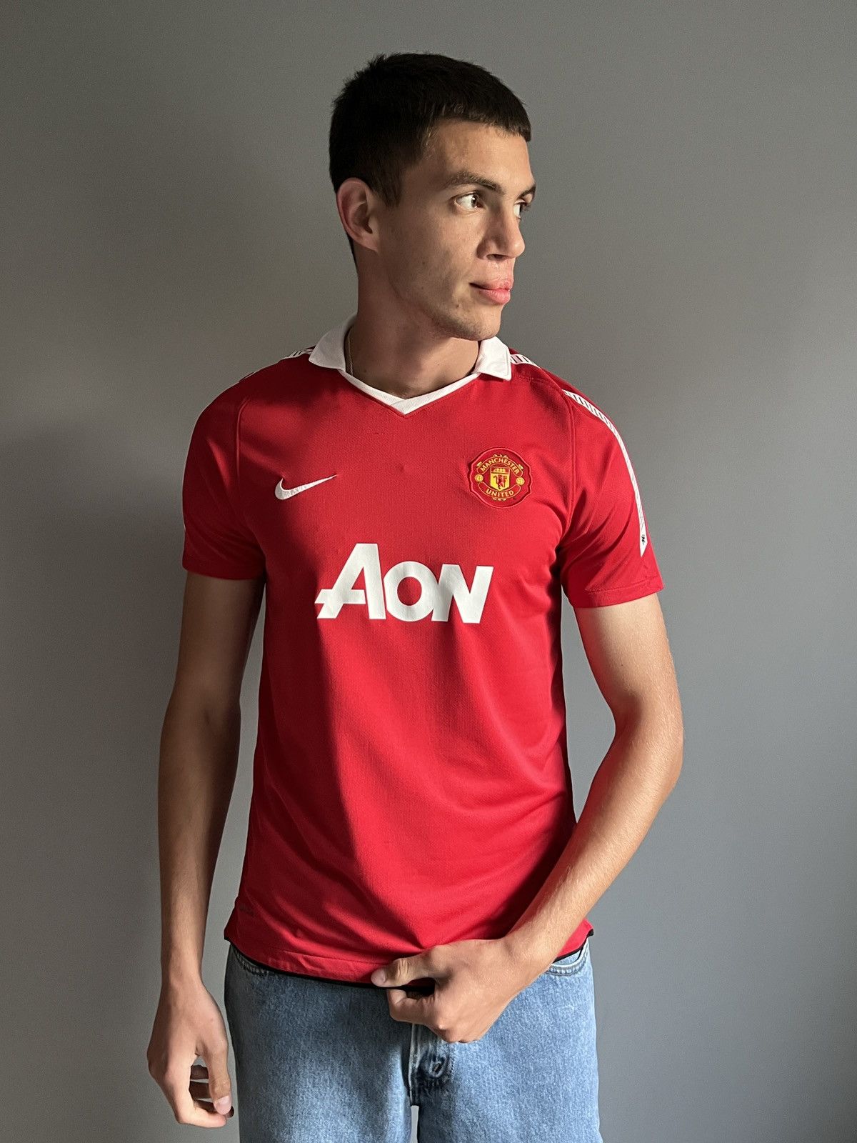 Nike Nike Manchester United 10-11 Home Soccer Jersey Size US S / EU 44-46 / 1 - 2 Thumbnail