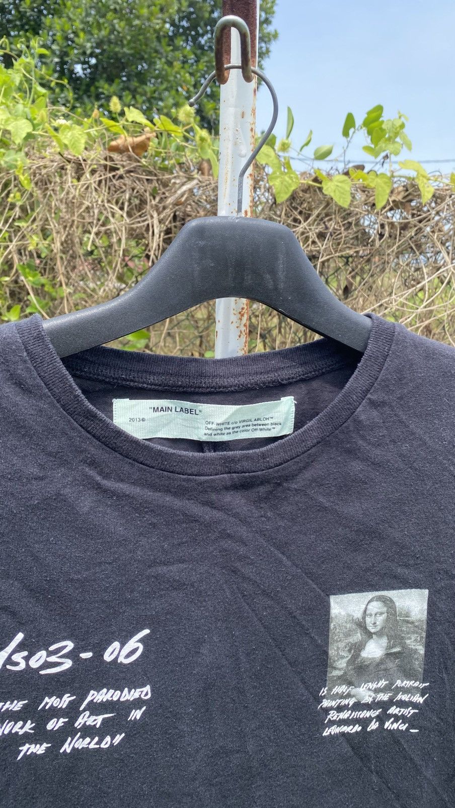 Off-White Off-White Mona Lisa Tee 2013 Rare Archive Size US M / EU 48-50 / 2 - 12 Thumbnail