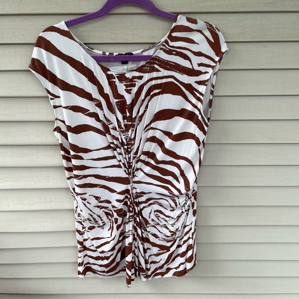 Lafayette 148 Lafayette 148 Gathered Center Blouse Size M Size M / US 6-8 / IT 42-44 - 5 Thumbnail