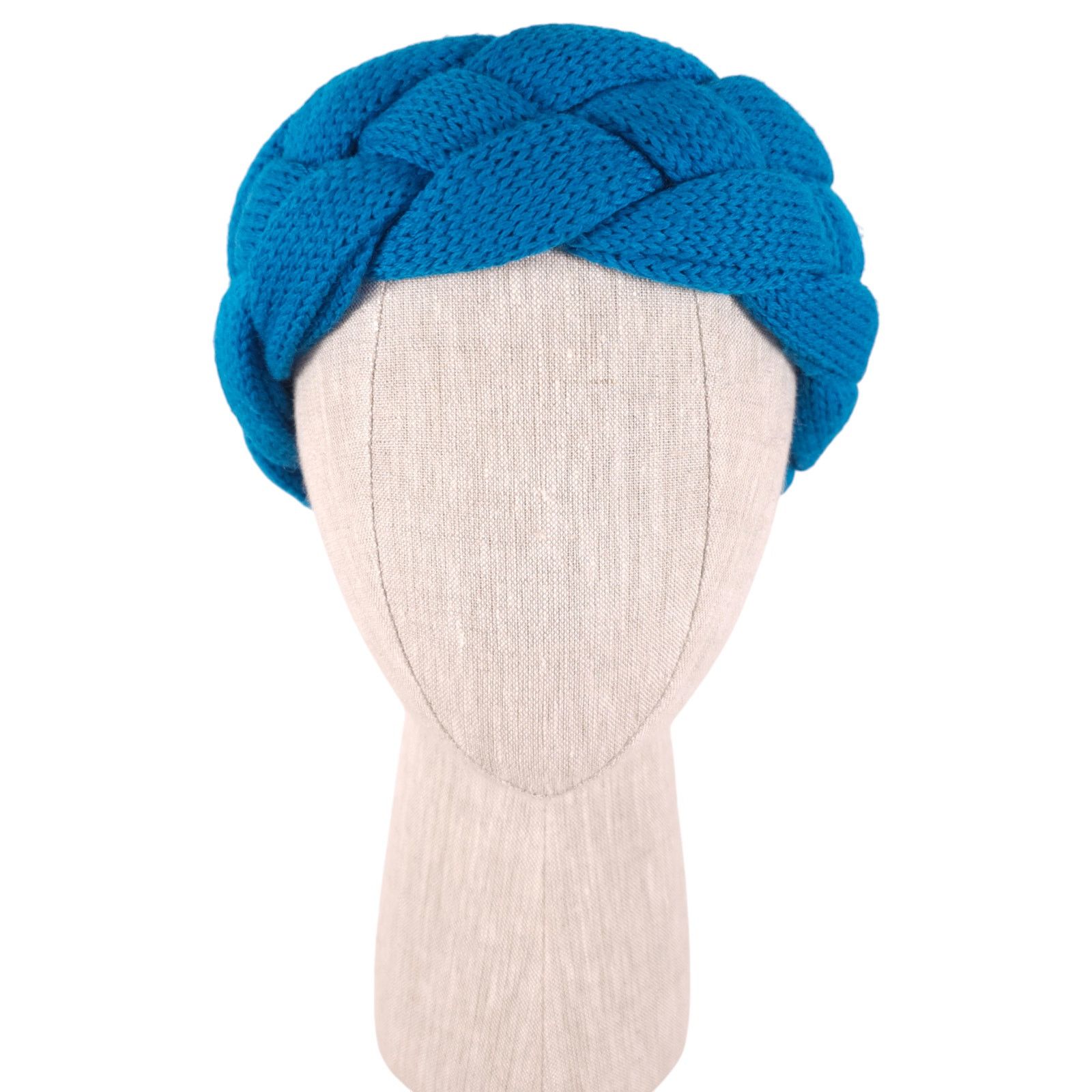 Meister Vintage Meister Braided Chunky Headband Ear Warmer Blue Size ONE SIZE - 1 Thumbnail