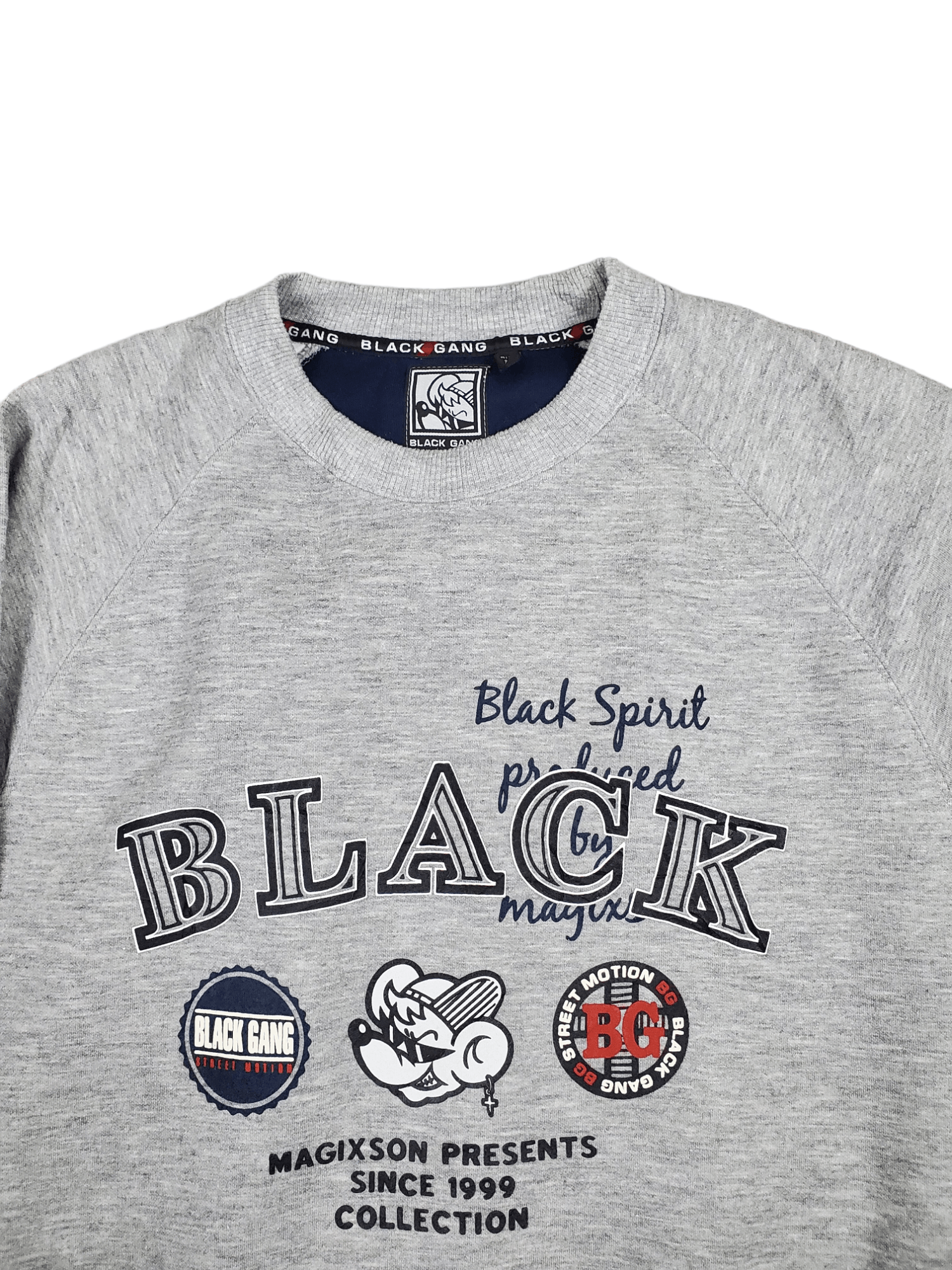 Vintage Vintage 90s Black Gang Rats Crewneck Size US L / EU 52-54 / 3 - 2 Thumbnail