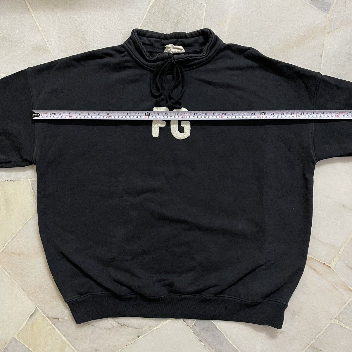 Fear of God FEAR OF GOD Black Everyday FG Mock Neck Pullover Sweater Size US XL / EU 56 / 4 - 13 Thumbnail