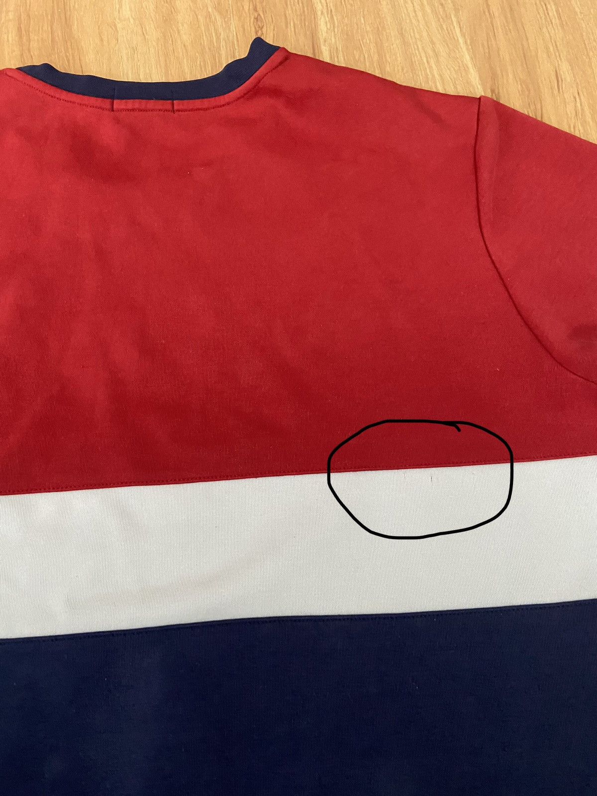 Polo Ralph Lauren Polo Ralph Lauren Colorblock Crewneck Sweatshirt USA Flag Size US XXL / EU 58 / 5 - 8 Thumbnail