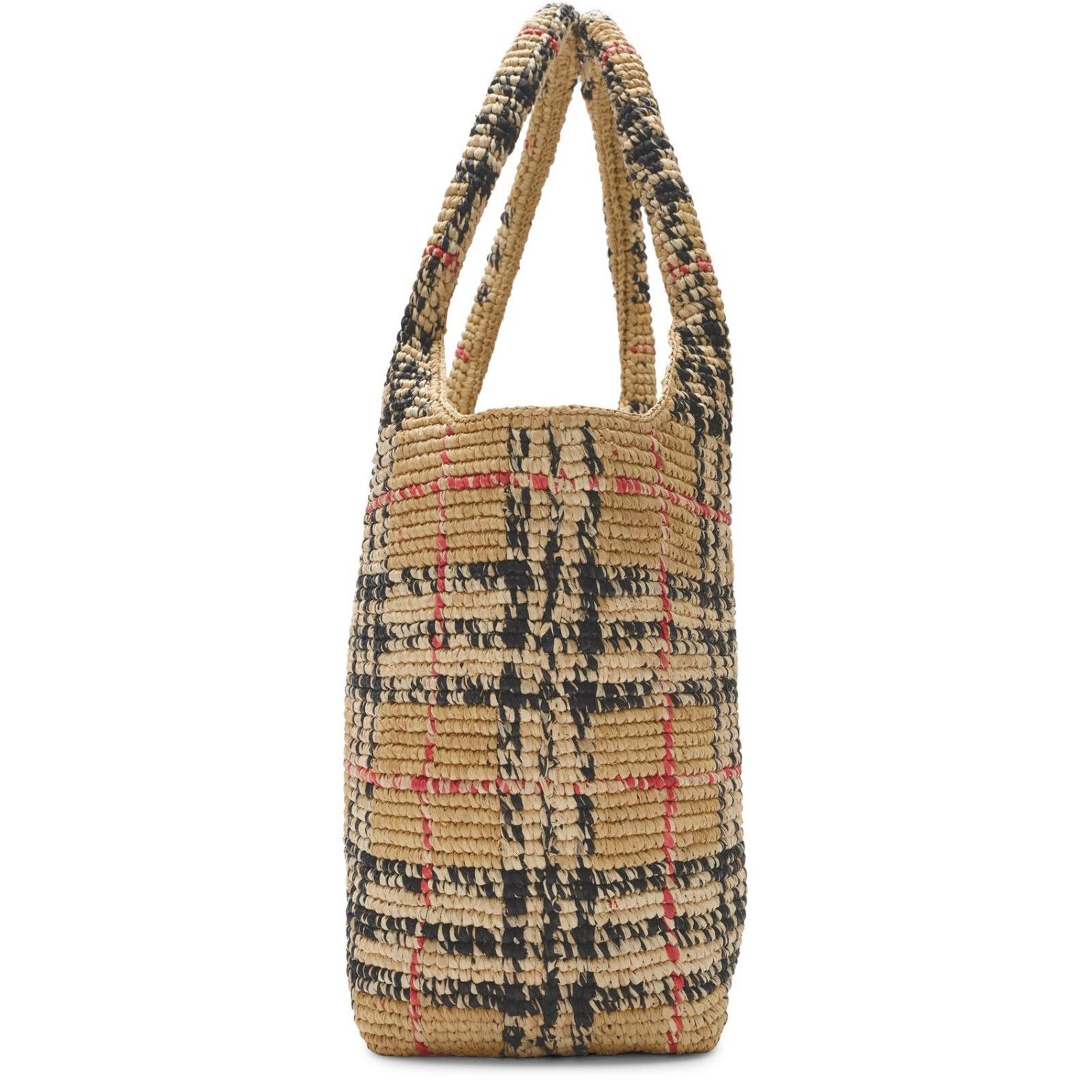 Burberry BURBERRY Beige Raffia Tote Bag New & Authentic Size ONE SIZE - 2 Thumbnail