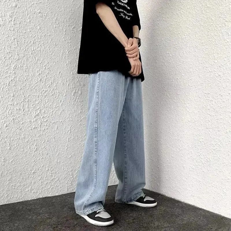 Japanese Brand Streetwear Basic Style Baggy Jeans Size US 30 / EU 46 - 3 Thumbnail