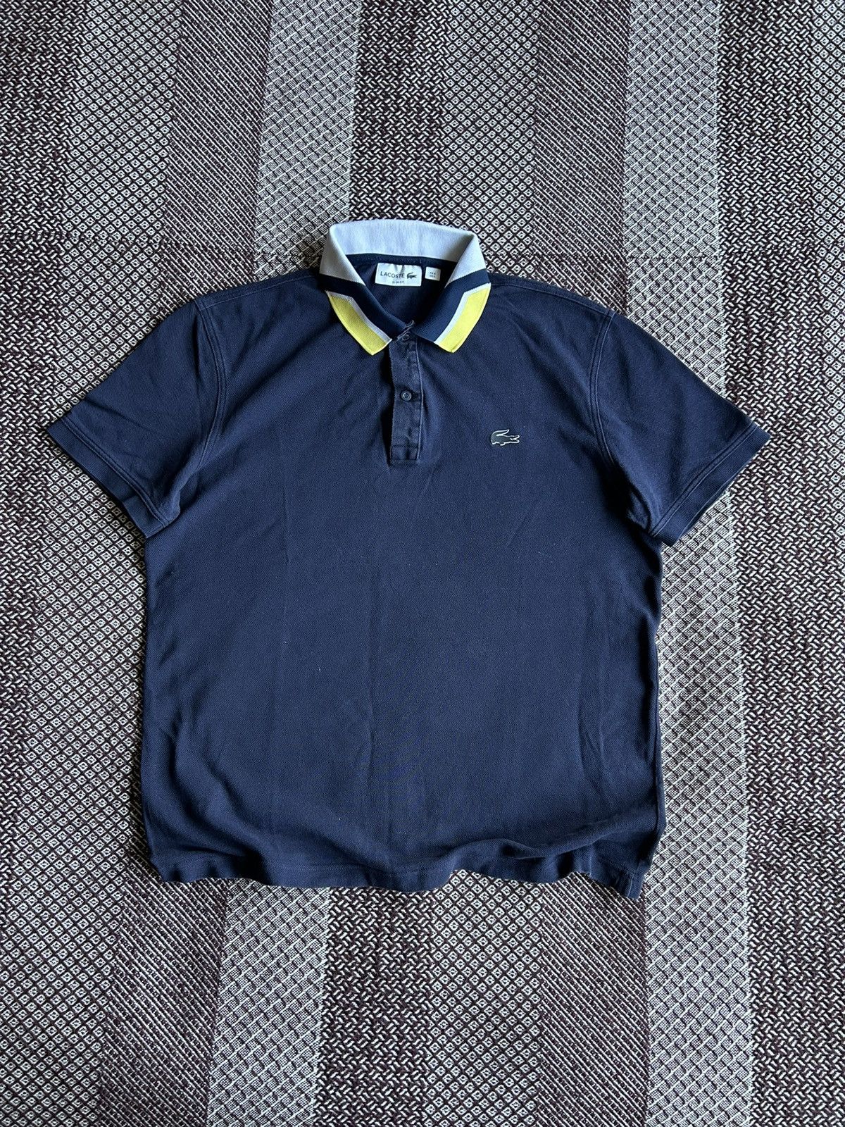 Lacoste × Vintage Lacoste Slim Fit Polo Shirt Men Solid Style Size Large Size US L / EU 52-54 / 3 - 1 Thumbnail