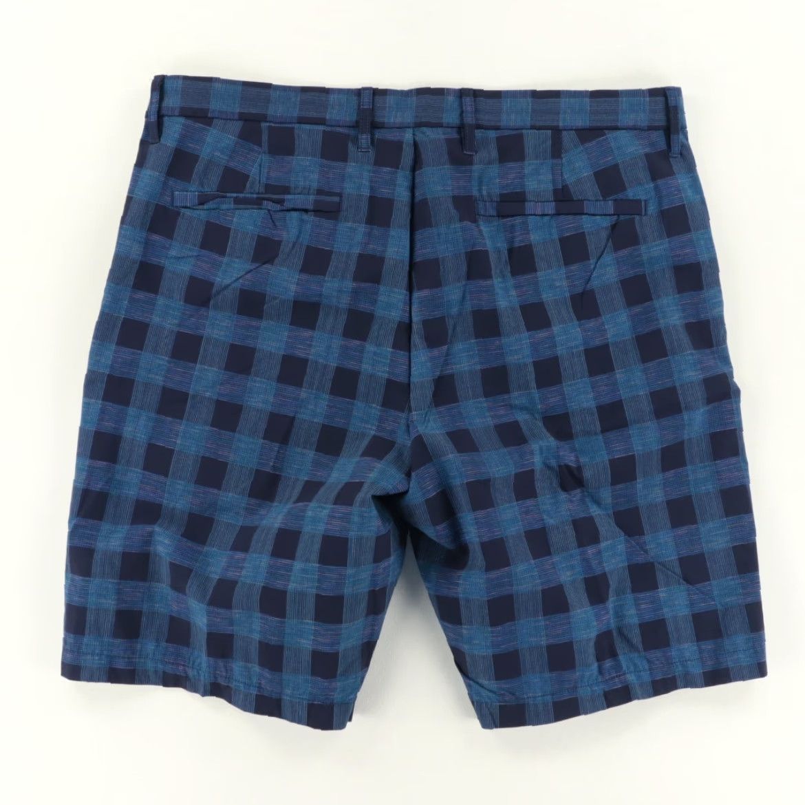 Tommy Bahama Tommy Bahama High Stretch Chip Shot Nylon Woven Chino Shorts Blue Plaid Men’s 36 Size US 36 / EU 52 - 4 Thumbnail