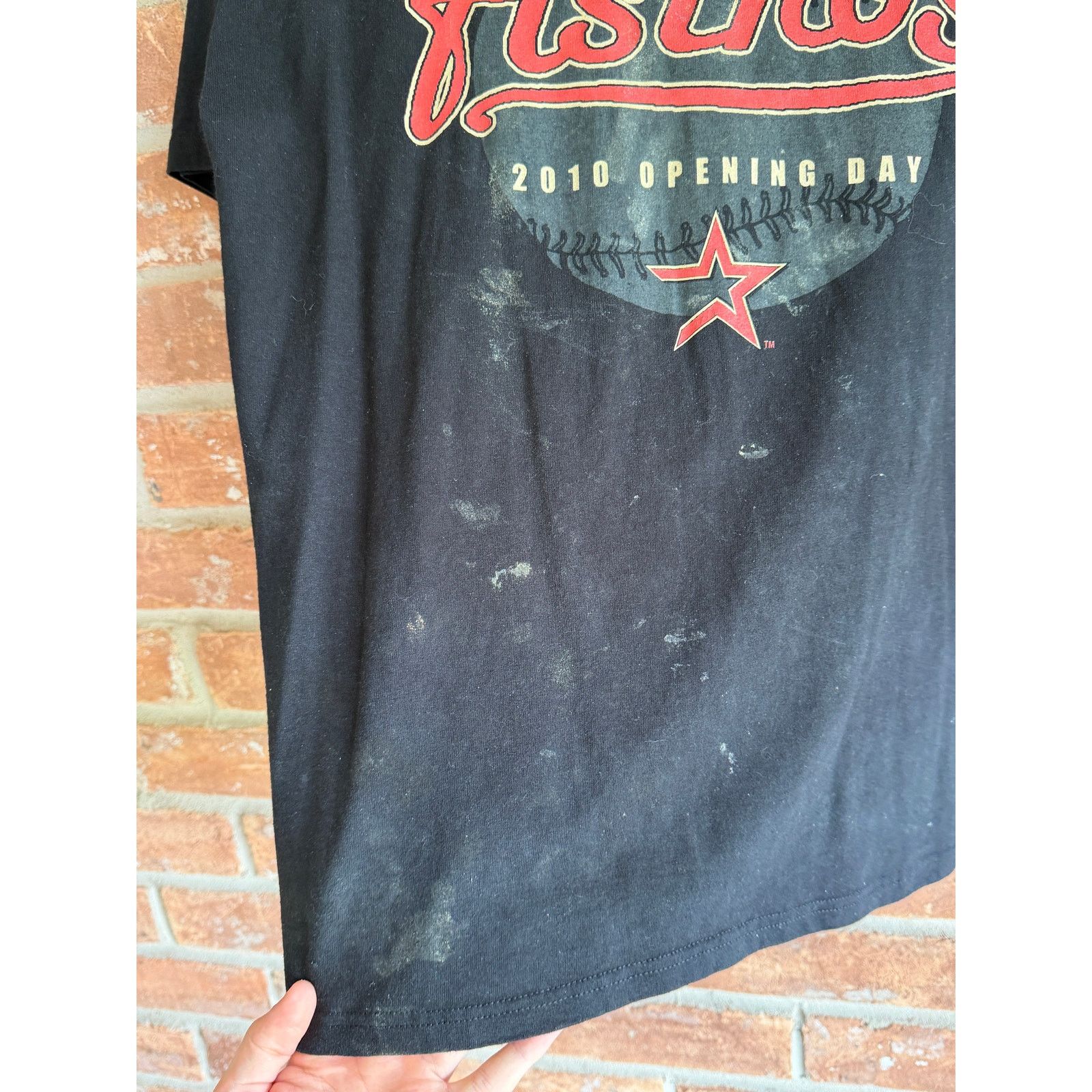 Anvil Houston Astros 2010 Opening Day Tee MLB Black L Size US L / EU 52-54 / 3 - 3 Thumbnail