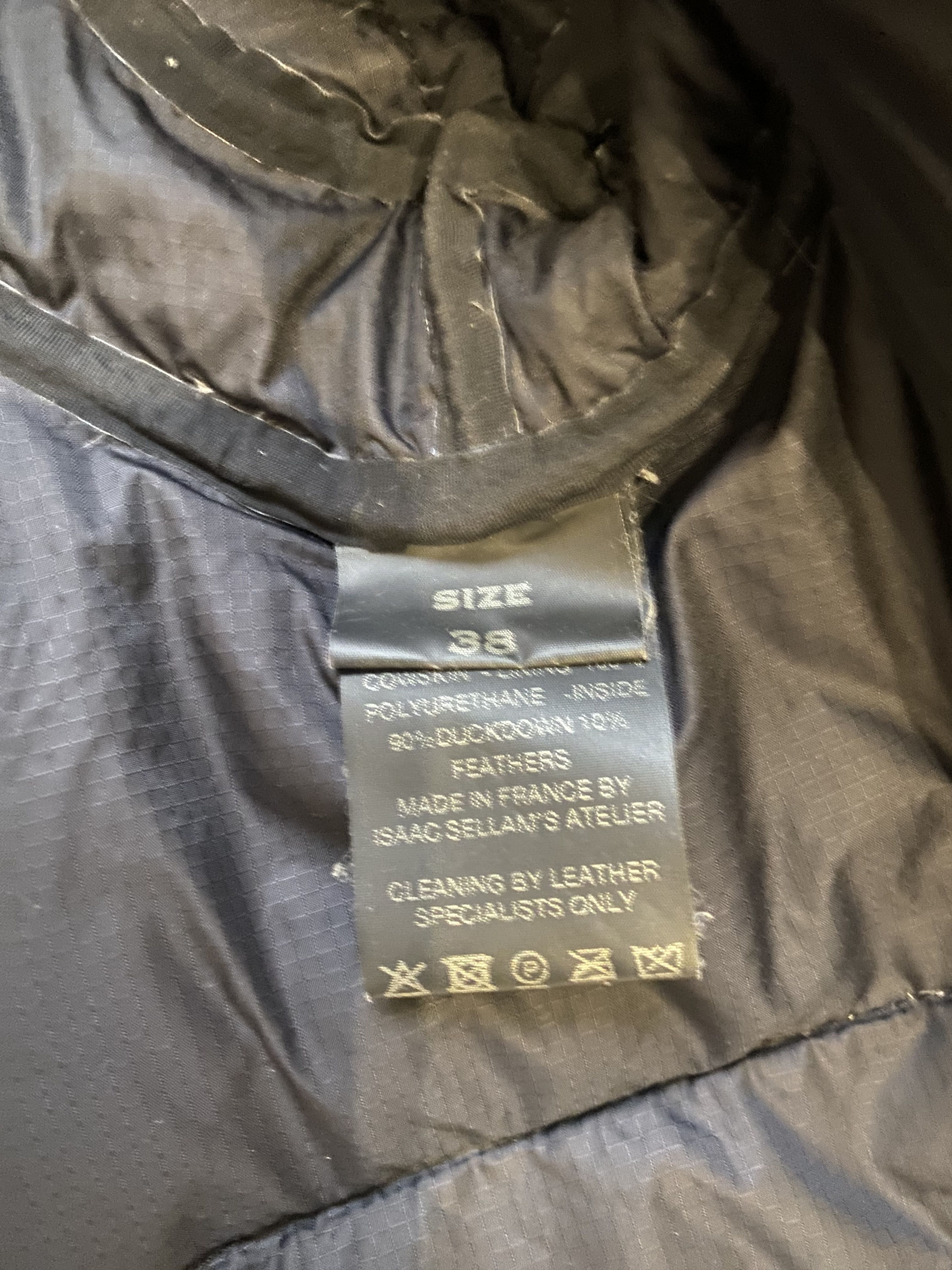 Isaac Sellam Experience Isaac Sellam Experience Rare Leather Down Insulated Jacket Size XS / US 0-2 / IT 36-38 - 11 Thumbnail