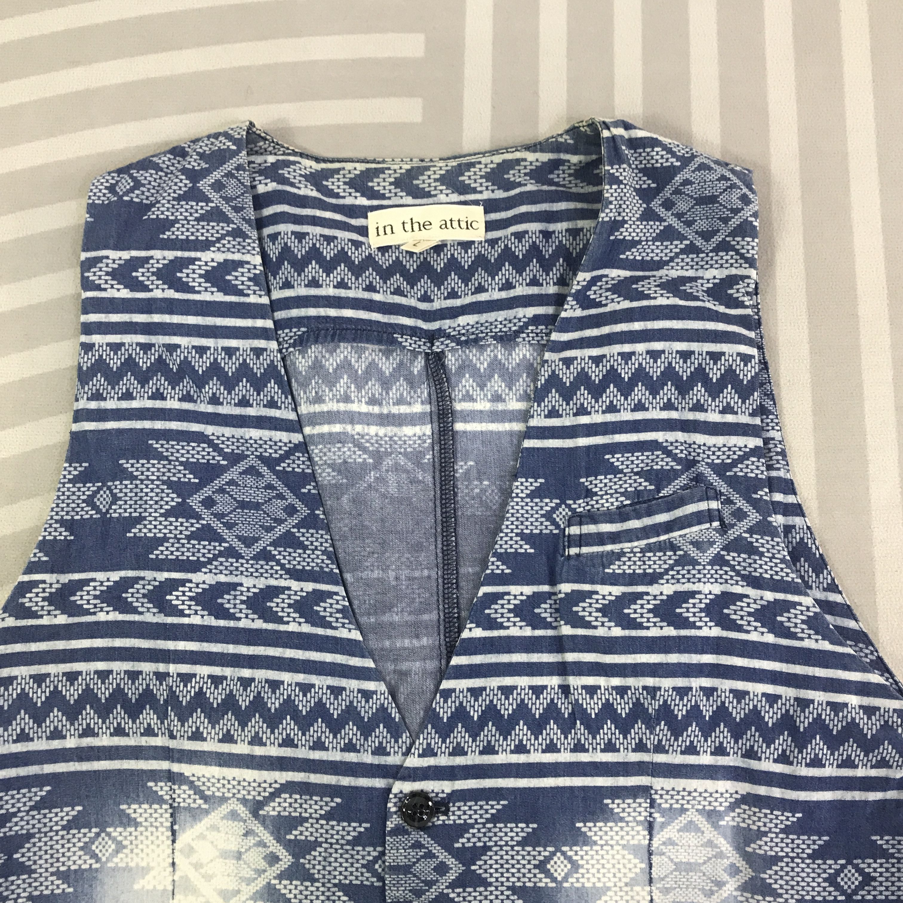 In The Attic Vintage In The Attic faded style Vest K107B24 Size US L / EU 52-54 / 3 - 2 Thumbnail