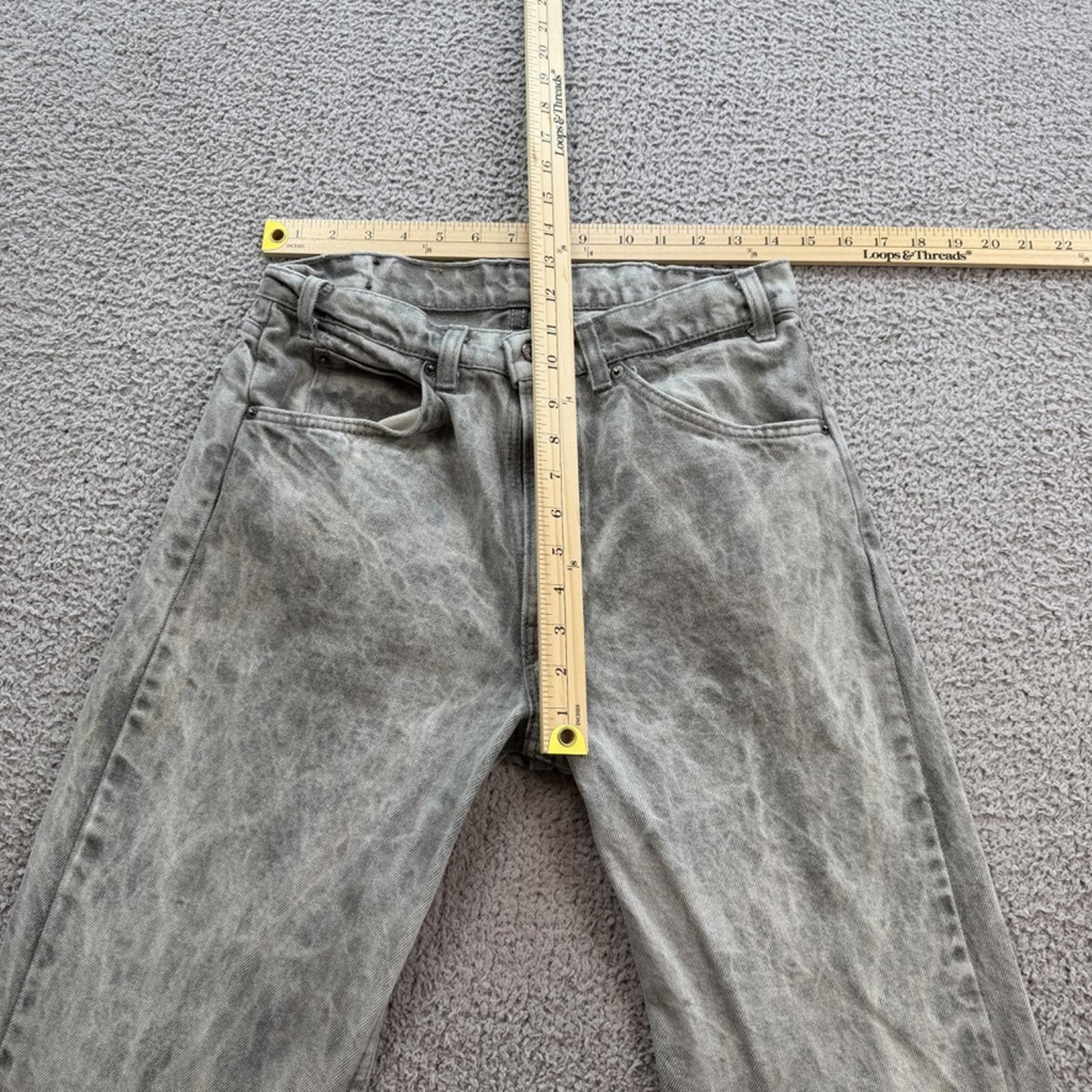 Levi's Vintage 90s Levis 501 Jeans Gray Acid Wash Denim 32x34 USA Size US 32 / EU 48 - 4 Thumbnail