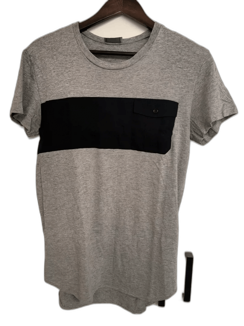 Dior Gray T-shirt with Black Pocket Size US S / EU 44-46 / 1 - 1 Thumbnail