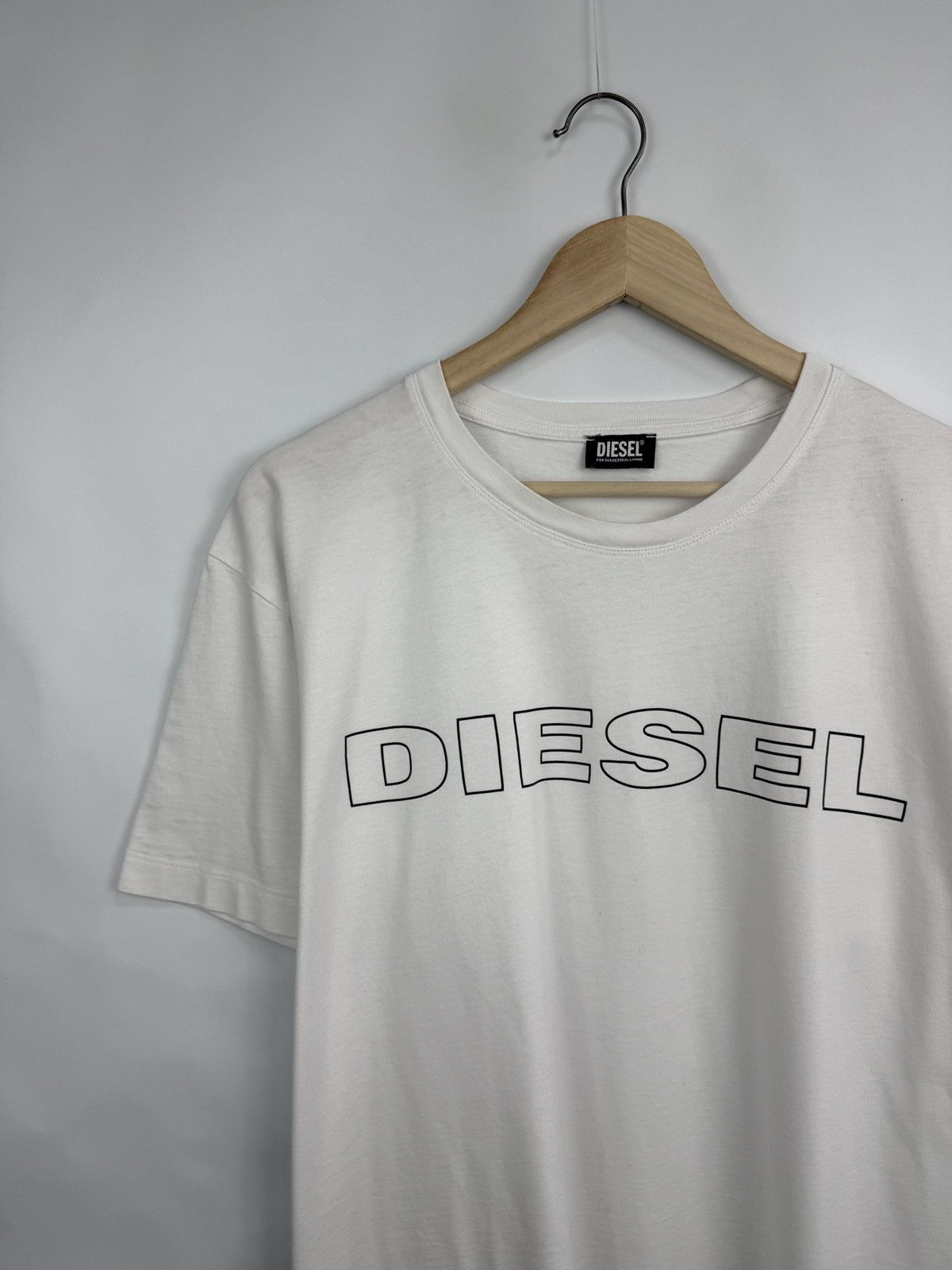 Diesel 🇺🇸 Diesel Classic T-Shirt For Successful Living Y2K Rare Size US XXL / EU 58 / 5 - 6 Thumbnail