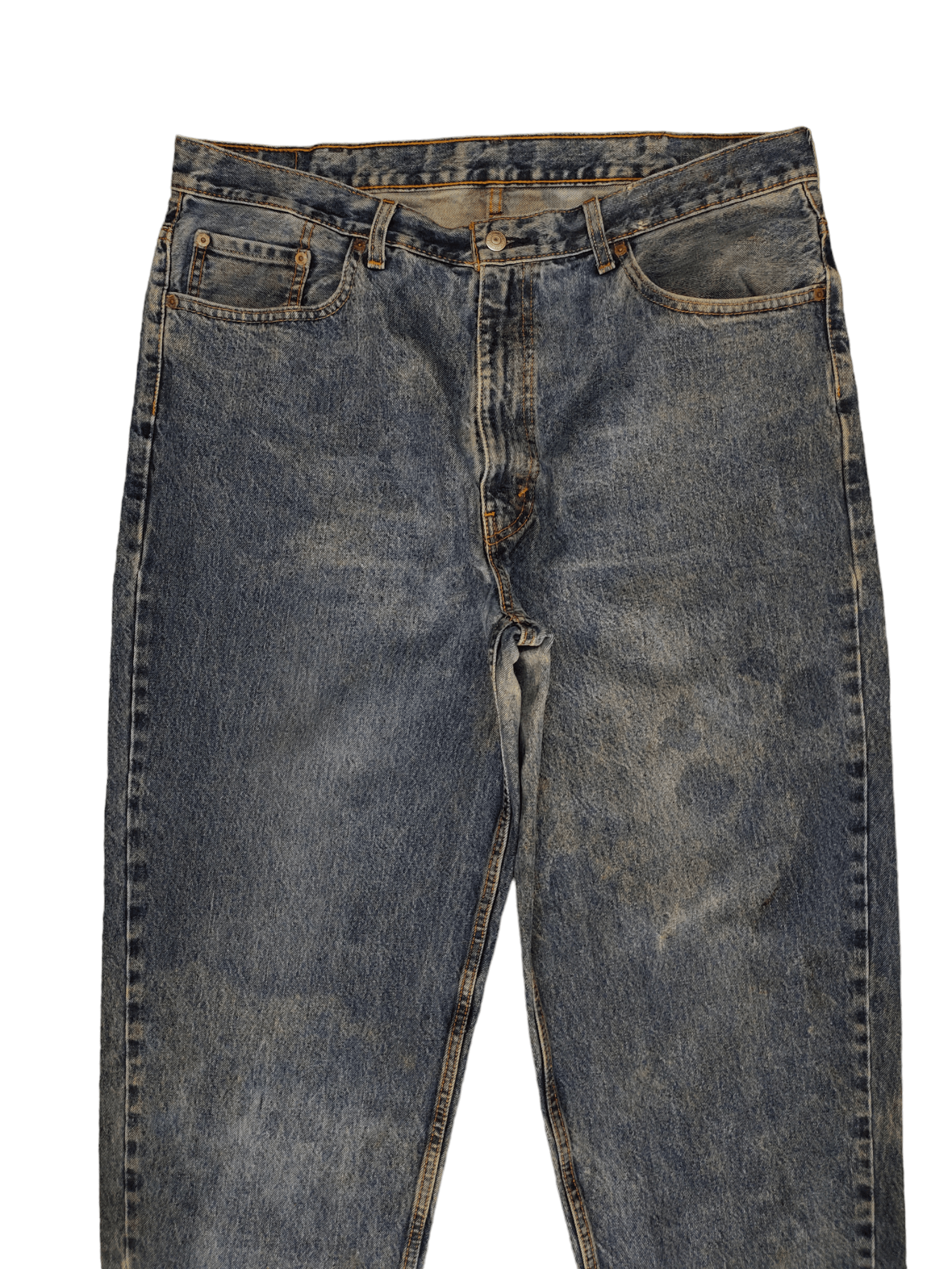 Levi's Vintage Clothing W40 2000s Levis 560 Sand Wash Faded Denim Jeans Size US 40 / EU 56 - 2 Thumbnail