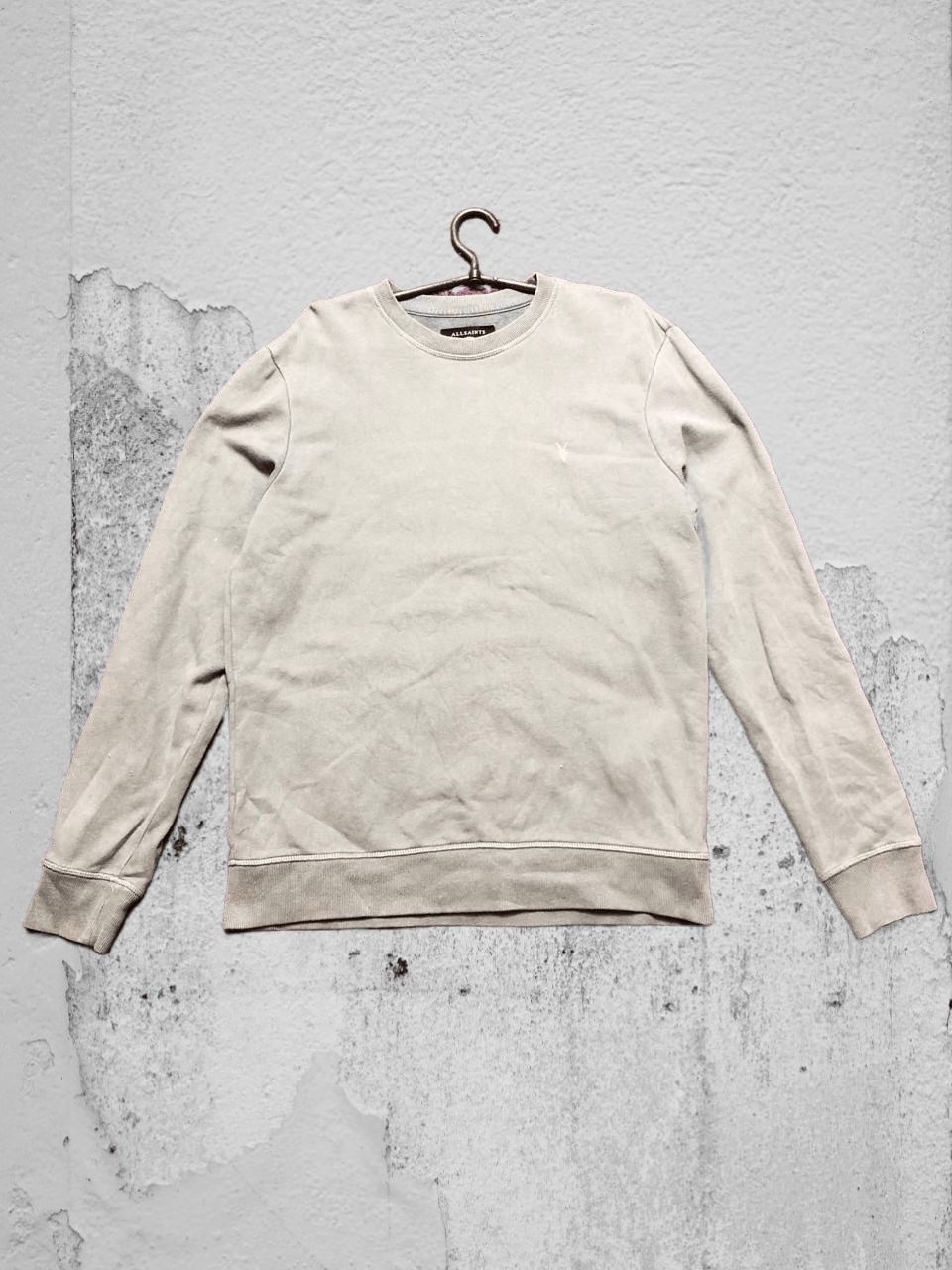 Allsaints vintage Y2K gray Sweatshirt Allsaints size S streetwear Size US S / EU 44-46 / 1 - 1 Thumbnail