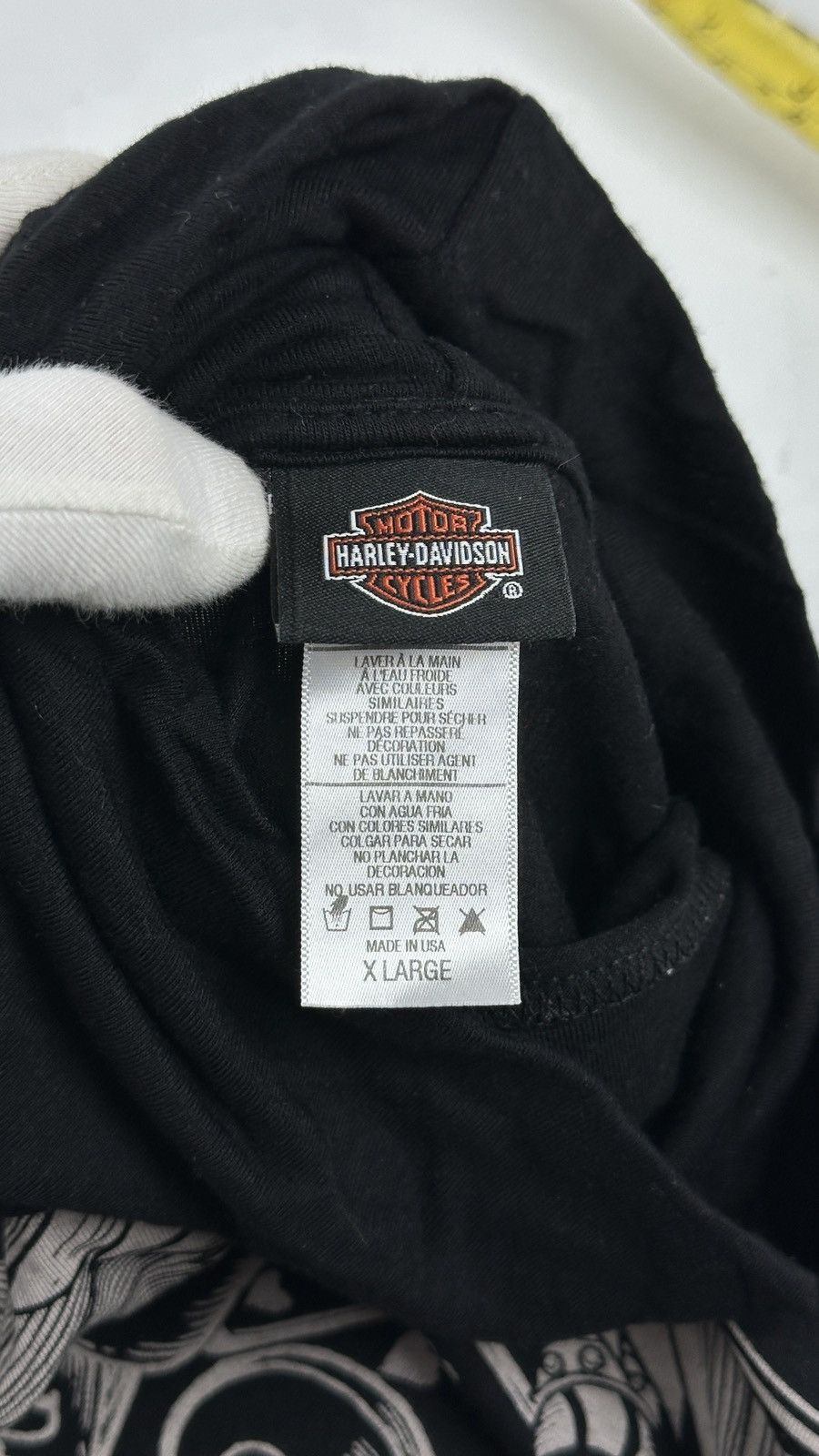 Harley Davidson Harley Davidson Mesh Sleeves Big Over Print USA Made Size XL / US 12-14 / IT 48-50 - 5 Thumbnail