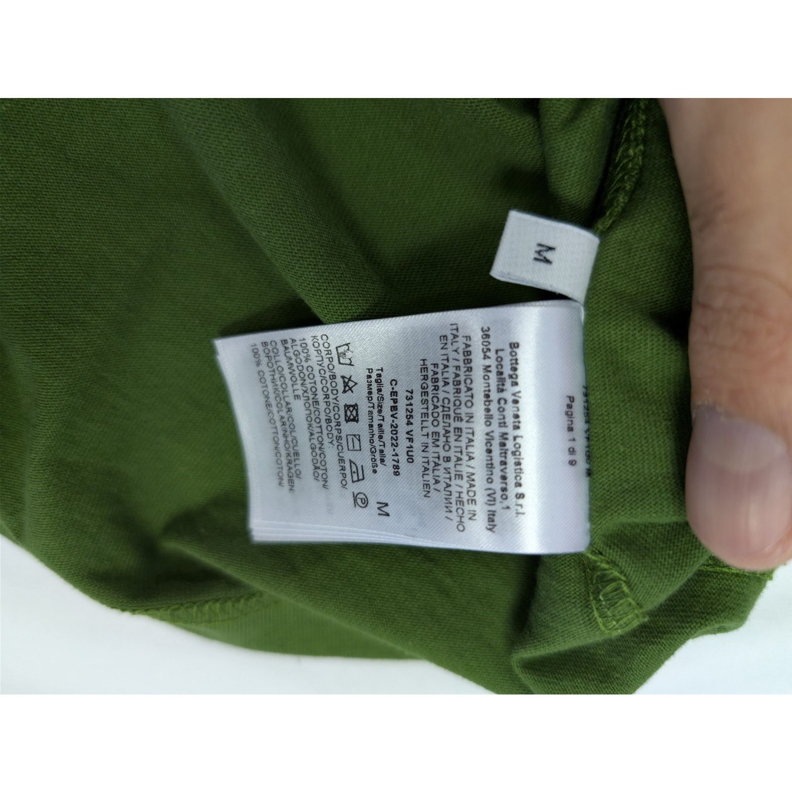 Bottega Veneta o1rshd1 Sunrise Light Cotton T-Shirt in Jalapeno Size US M / EU 48-50 / 2 - 17 Thumbnail
