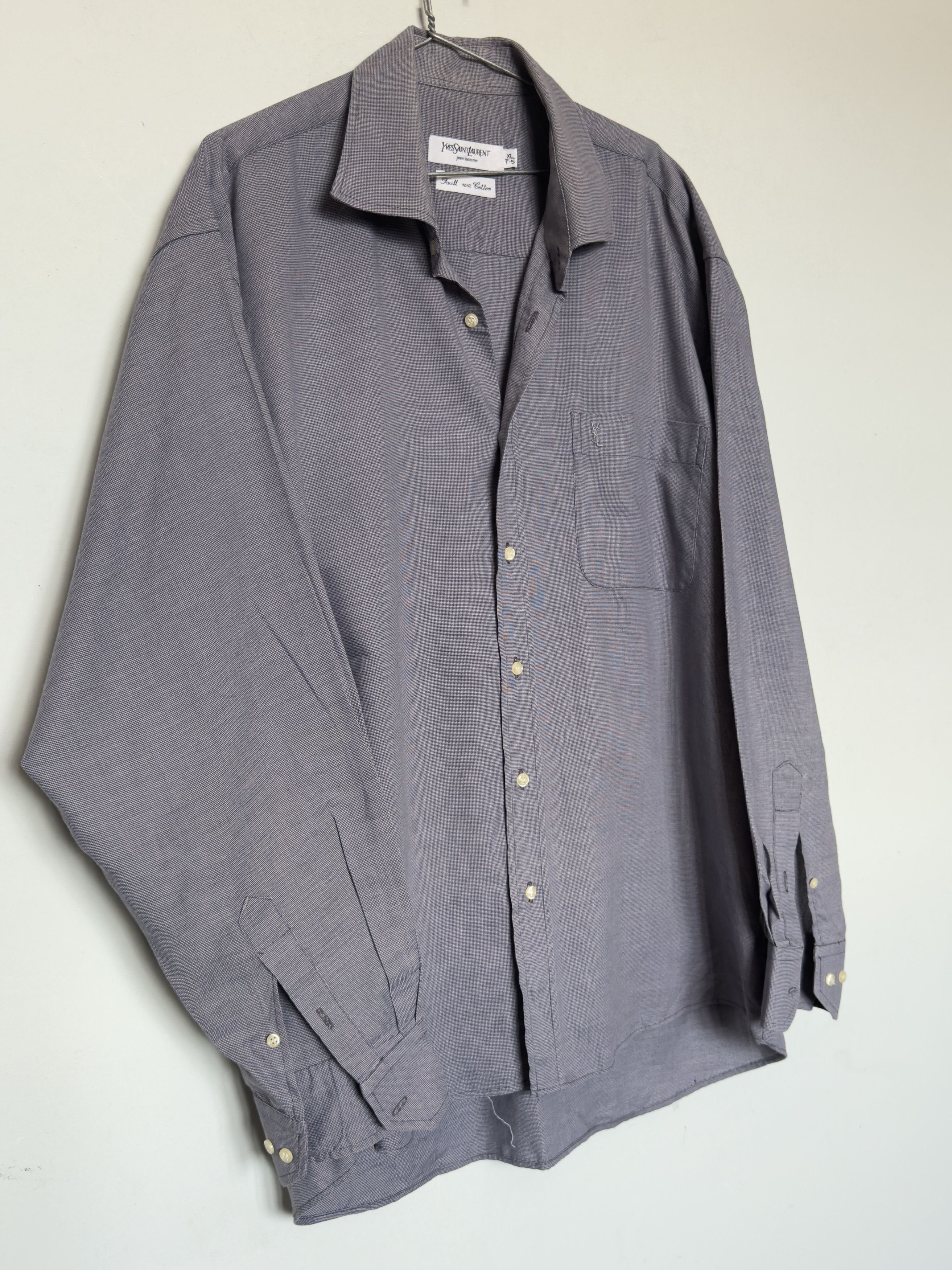 Yves Saint Laurent 🔥 YSL vintage Yves saint laurent shirt size xl cotton Size US XL / EU 56 / 4 - 8 Thumbnail