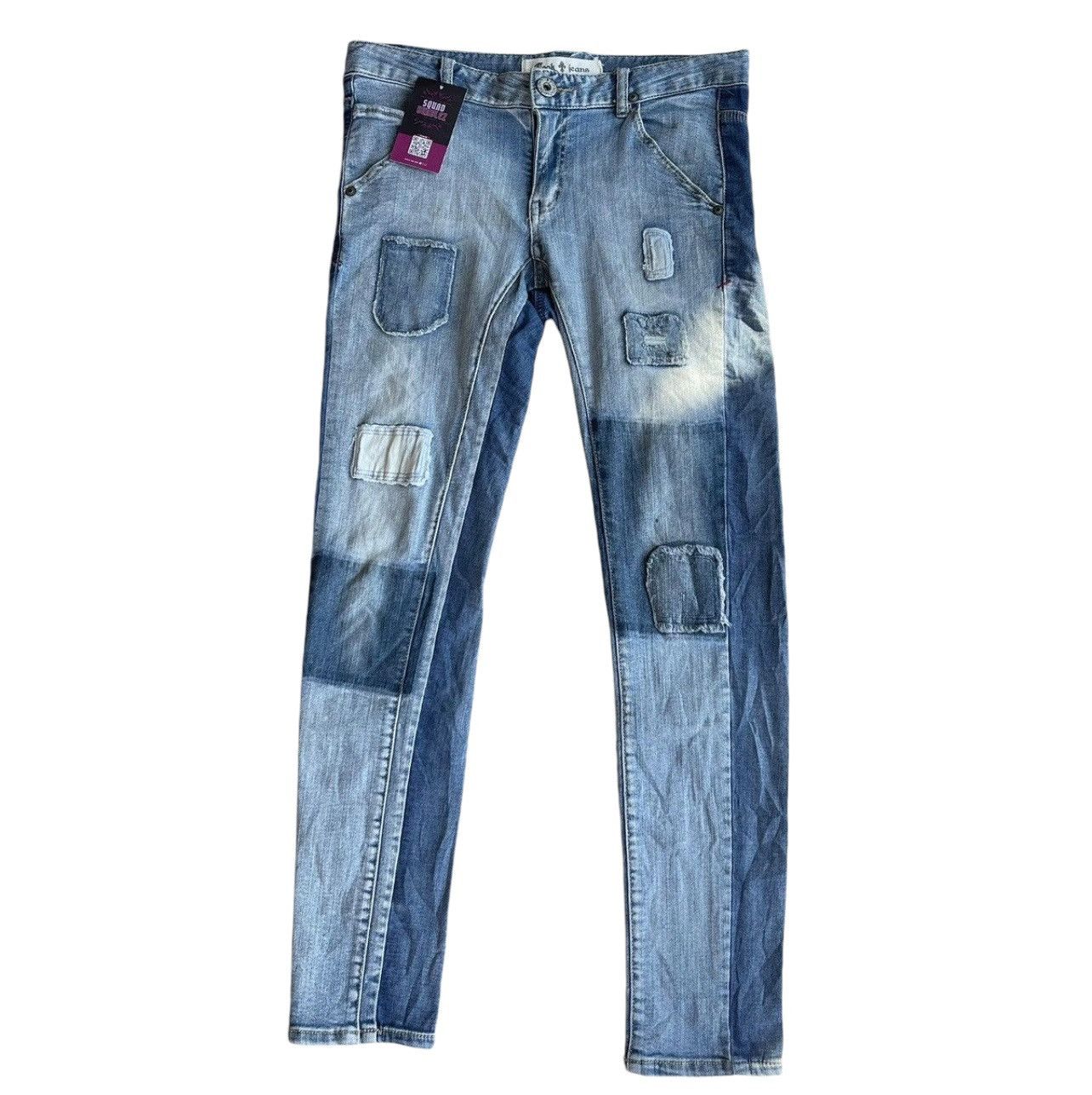 Designer × Japanese Brand Jeans Patchwork Cook Jeans Sim Fit Size 30’ Size 30" / US 8 / IT 44 - 1 Thumbnail