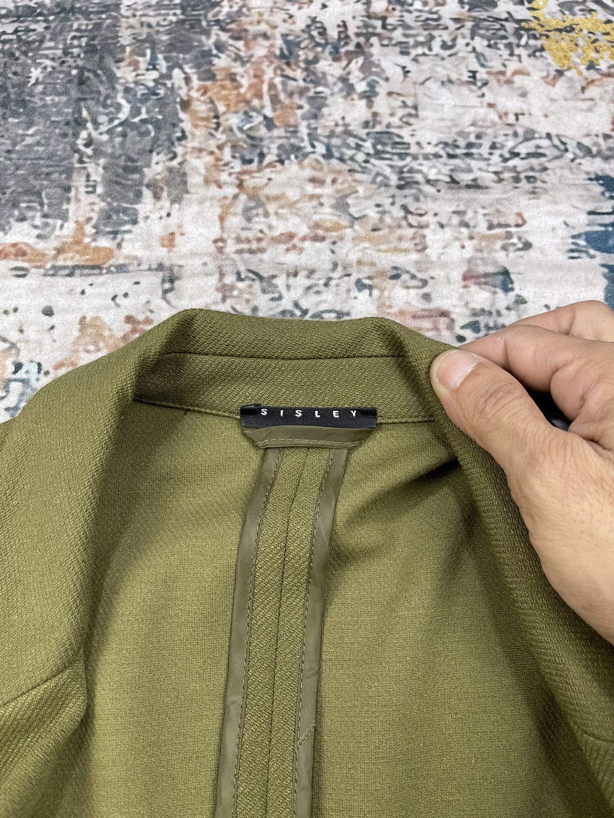 Sisley Kansai Yamamoto Sisley Open Front Light Blazer Size XS / US 0-2 / IT 36-38 - 14 Thumbnail