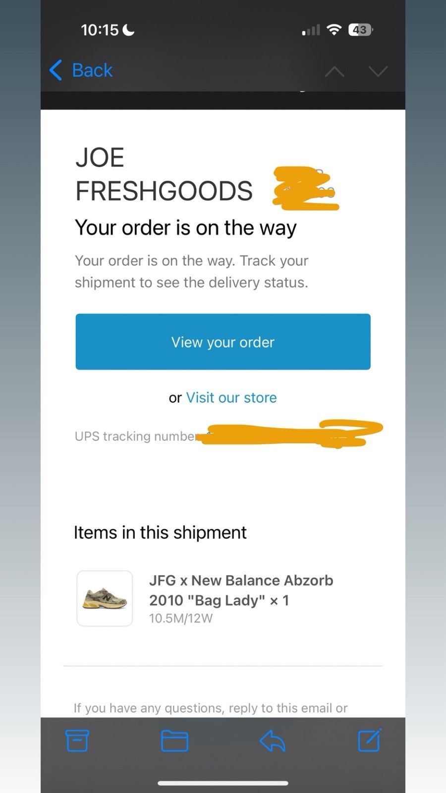 Joe Freshgoods joe freshgoods Size US 10.5 / EU 43-44 - 1 Thumbnail