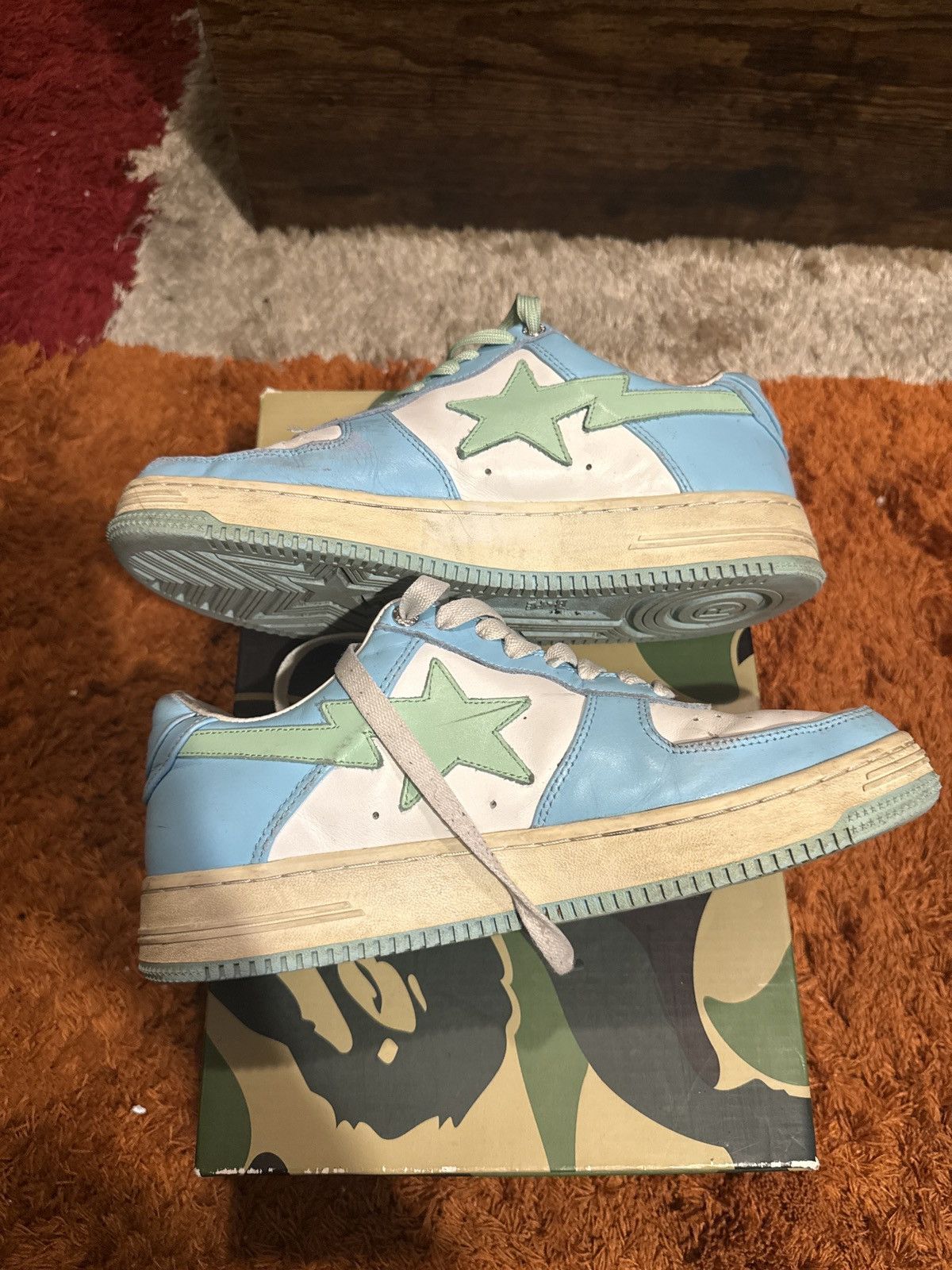 Bape Bape sta low m2 It blue Size US 9 / EU 42 - 2 Thumbnail