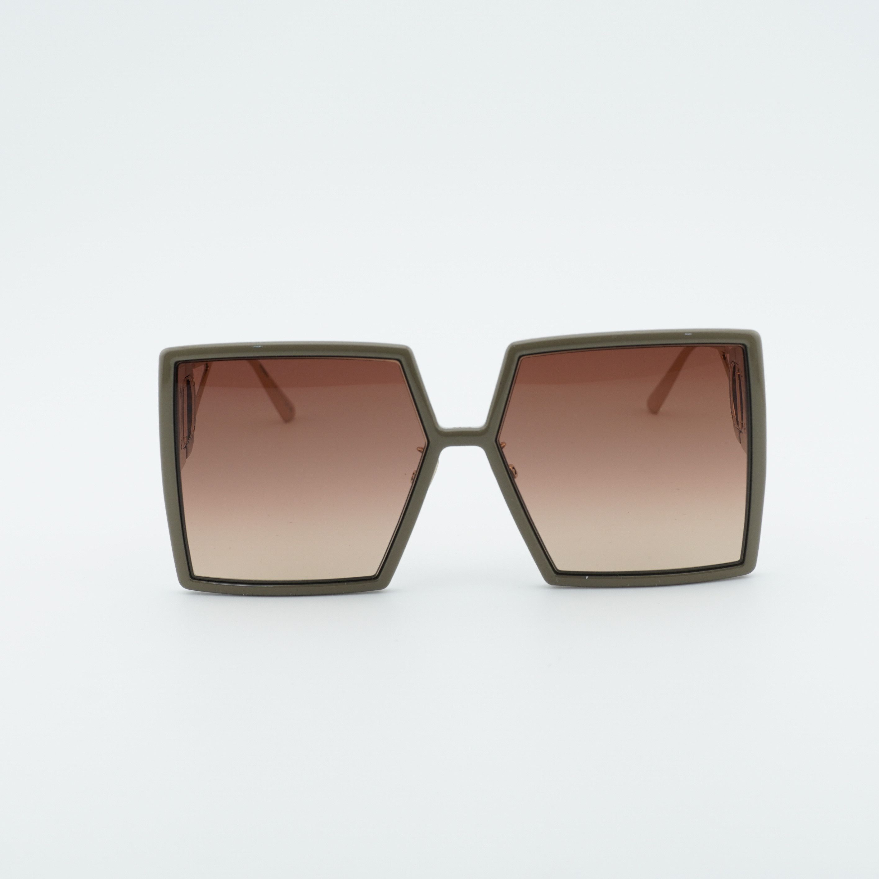 Dior Dior 30MONTAIGNE SU 55F1 Sunglasses Green Square Frame Size ONE SIZE - 6 Thumbnail