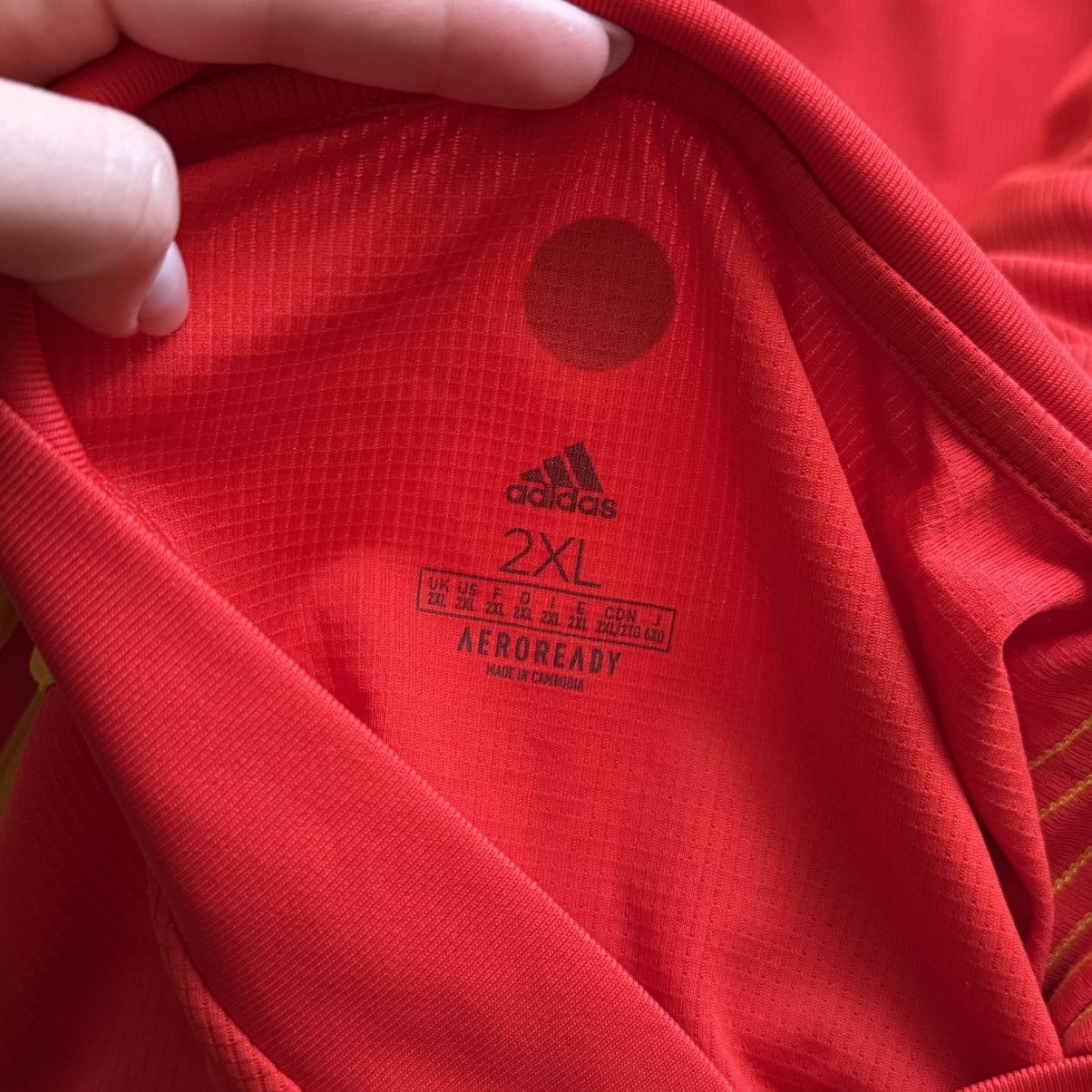 Adidas WALES HOME FOOTBALL SHIRT 2020-2022 Size US XXL / EU 58 / 5 - 8 Thumbnail