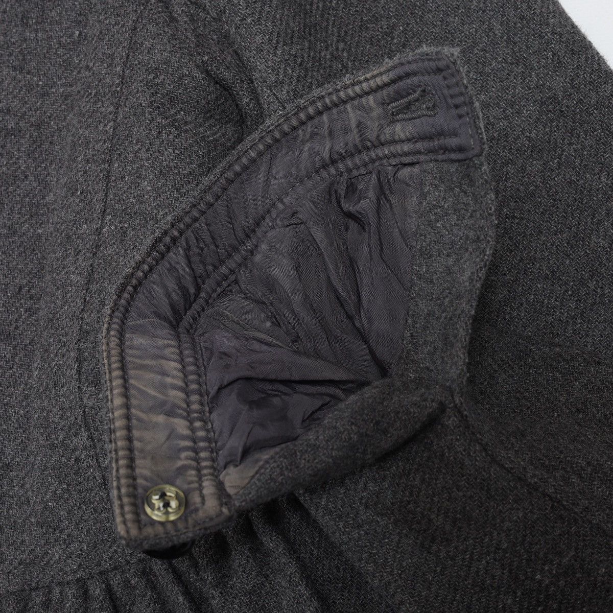 Burberry Burberry Gray Coat Jacket Wool Size XS / US 0-2 / IT 36-38 - 17 Thumbnail