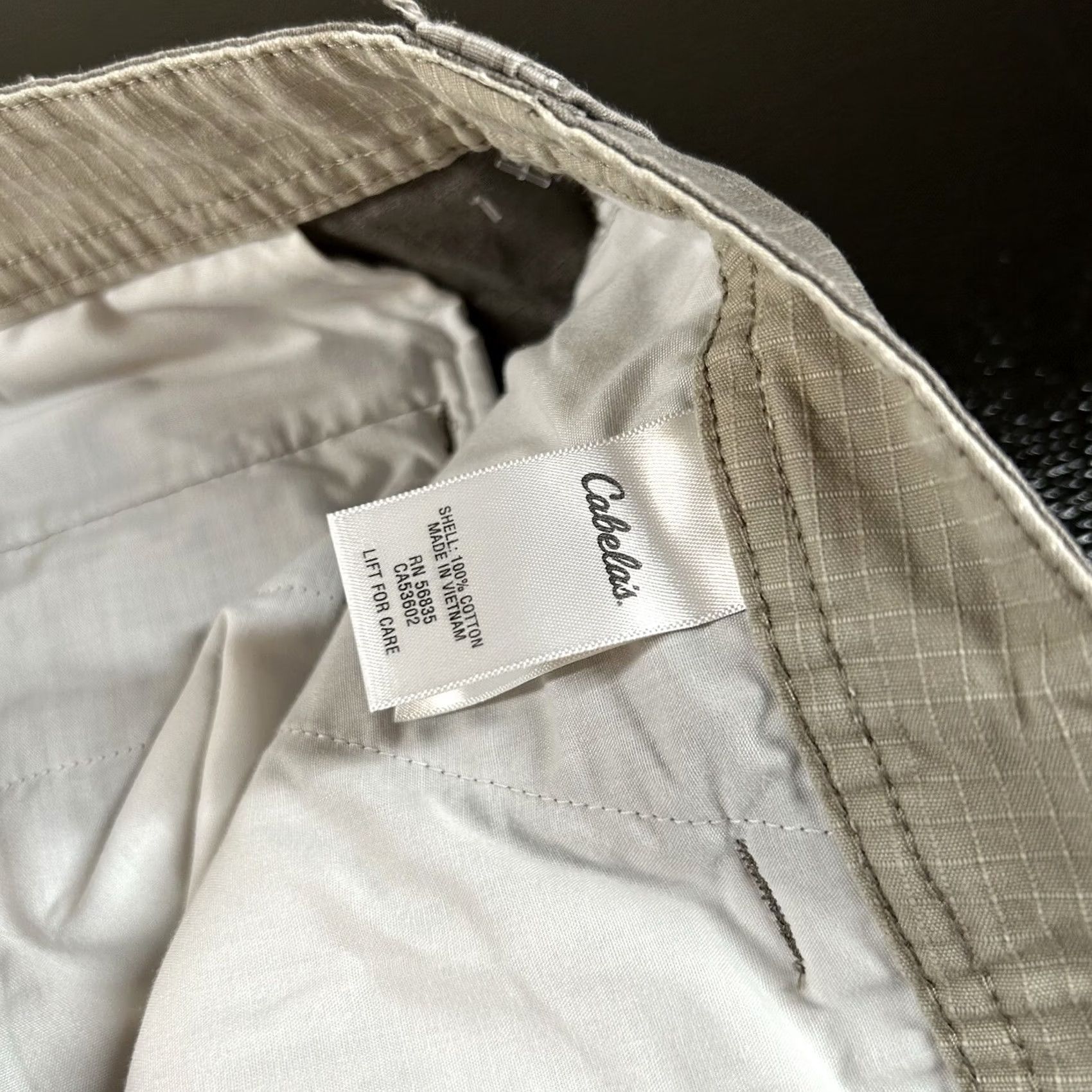 Vintage Cabela's Cargo Pants Mens 36x30 Gray Ripstop Cotton Outdoor Pants Cargo Pocket Casual Workwear Size US 36 / EU 52 - 6 Thumbnail
