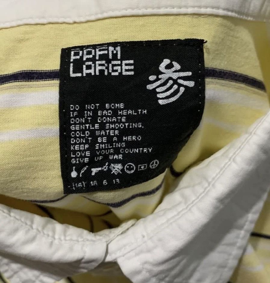 PPFM PPFM Striped Yellow/White Polos Size US L / EU 52-54 / 3 - 3 Thumbnail