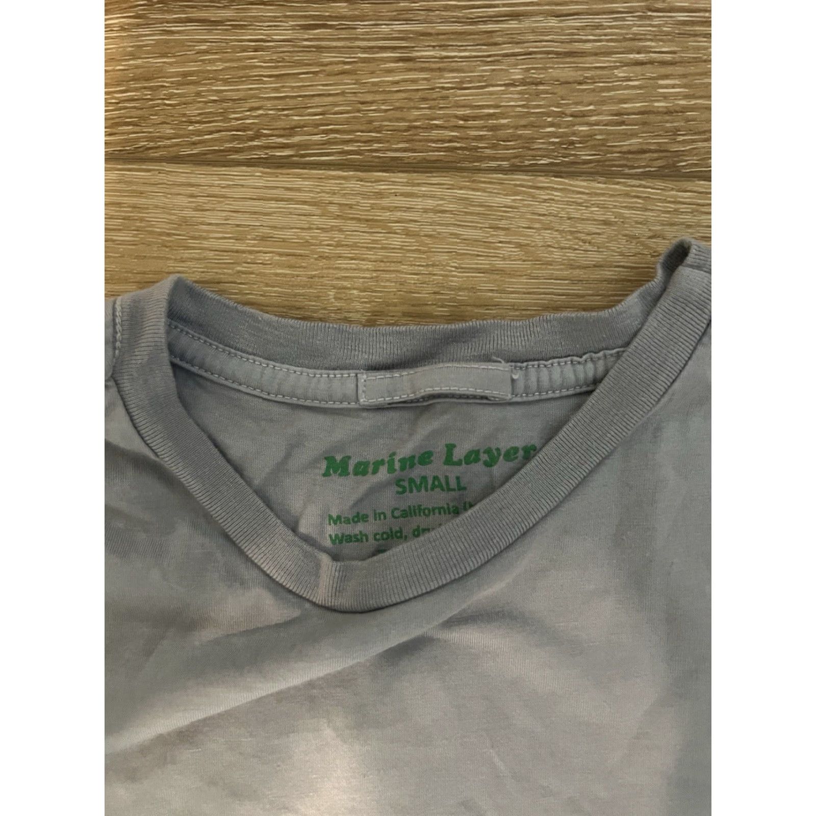 Marine Layer Marine Layer Mens Gray Short Sleeve T-Shirt Size Small Size US S / EU 44-46 / 1 - 3 Thumbnail