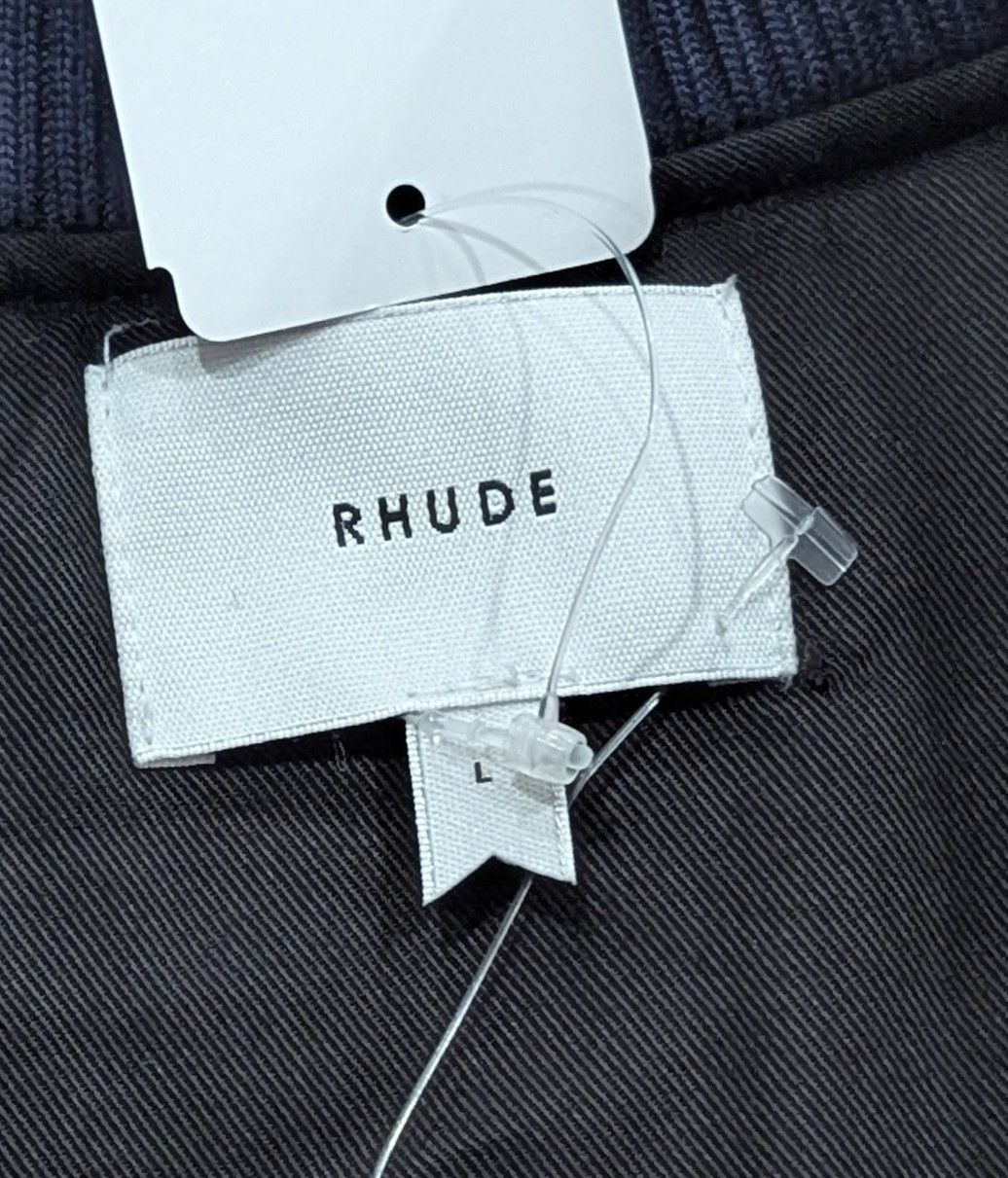 Rhude RHUDE "American Spirit Lightning" Bomber Jacket Navy Largr Size US L / EU 52-54 / 3 - 11 Thumbnail