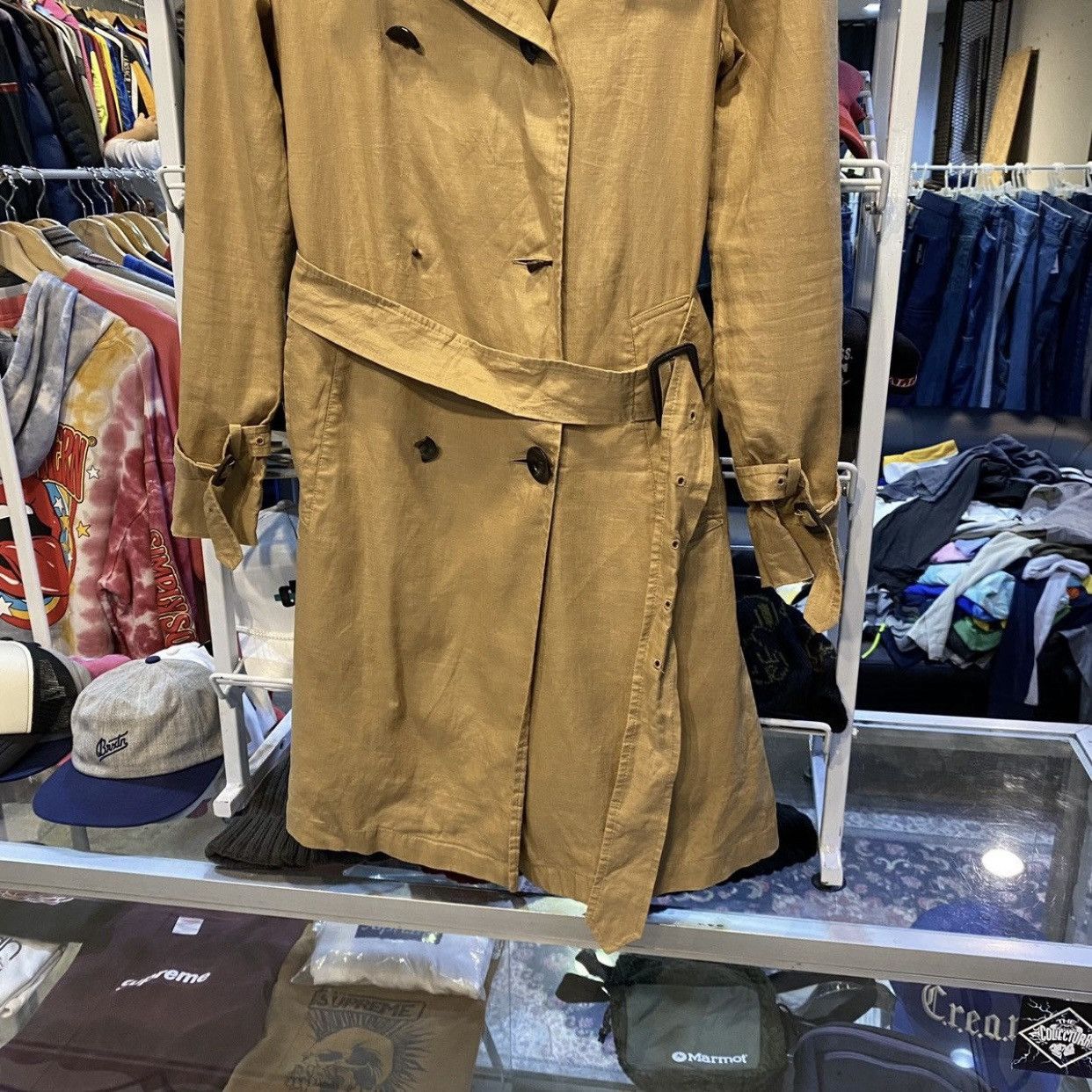 Mackintosh Mackintosh rain mustard brown mac coat trench Size US S / EU 44-46 / 1 - 6 Thumbnail