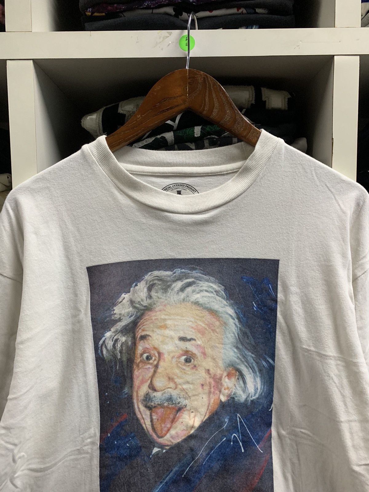 Vintage Albert Einstein white shirt