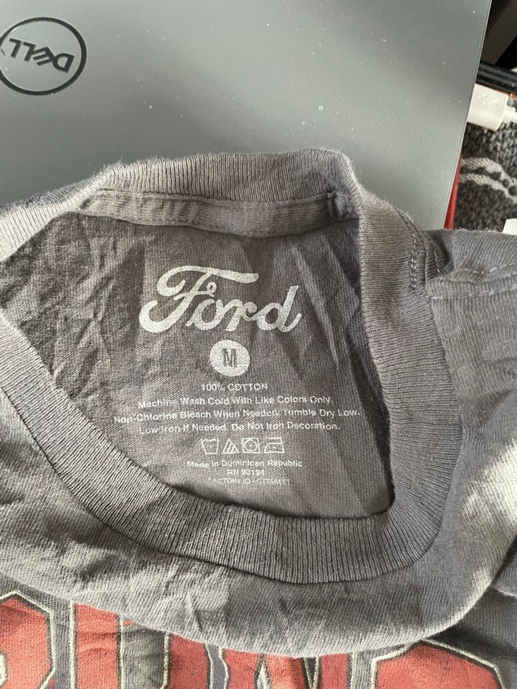 Ford Men's Ford Bronco Short Sleeve Tee - Medium - Gray/Red Size US M / EU 48-50 / 2 - 3 Thumbnail