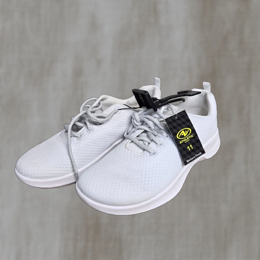 Athletic Works Athletic Works White Lifestyle Jogger Sneaker Shoes Adult Womens 11 White Shoes Athletic Works Lifestyle Jogger Sneakers Womens 11 Size 32" / US 10 / IT 46 - 1 Thumbnail