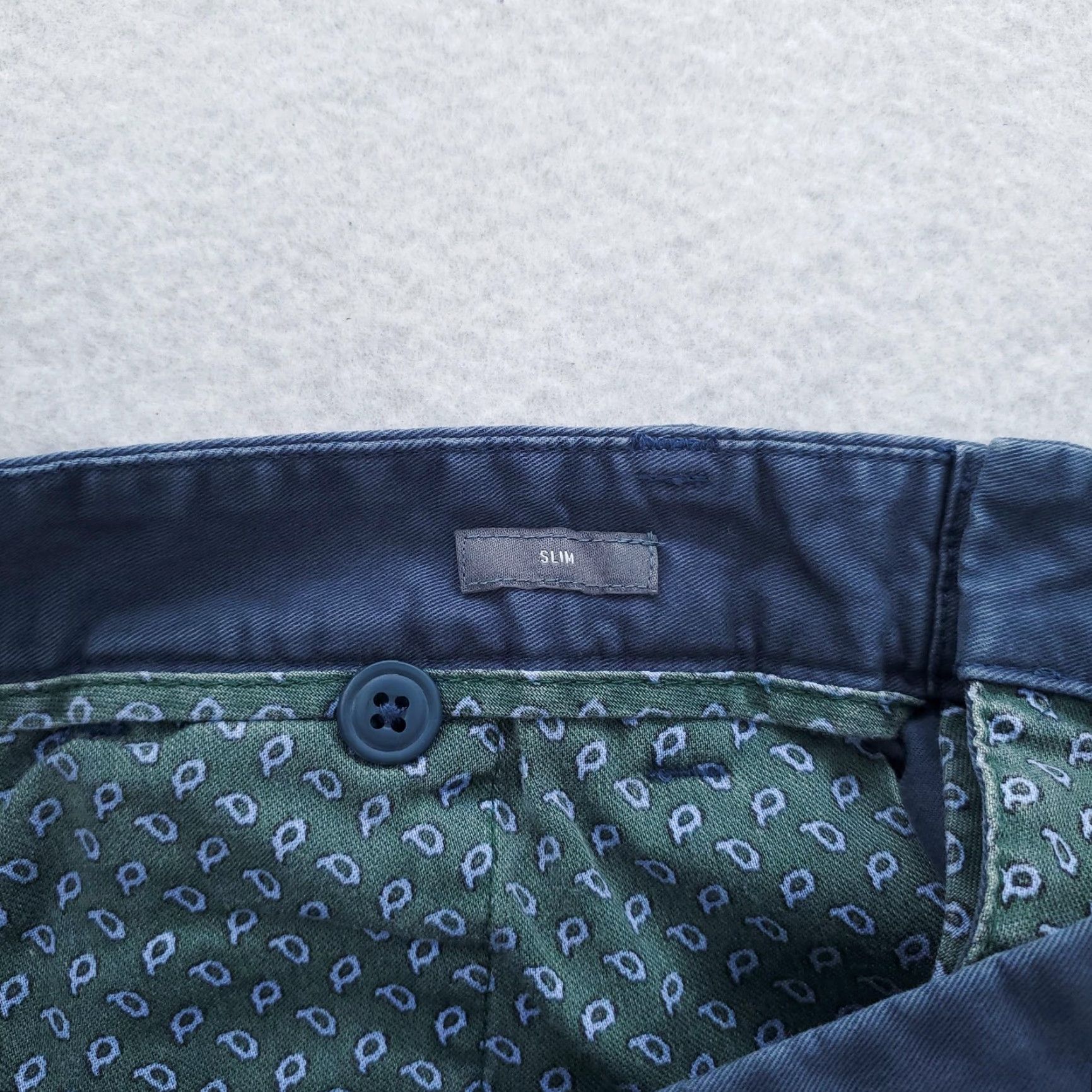 Bonobos VINTAGE Bonobos Chino Pants Mens 36x32 Navy Slim Stretch Casual Welt Pockets Preppy Work Size US 36 / EU 52 - 5 Thumbnail